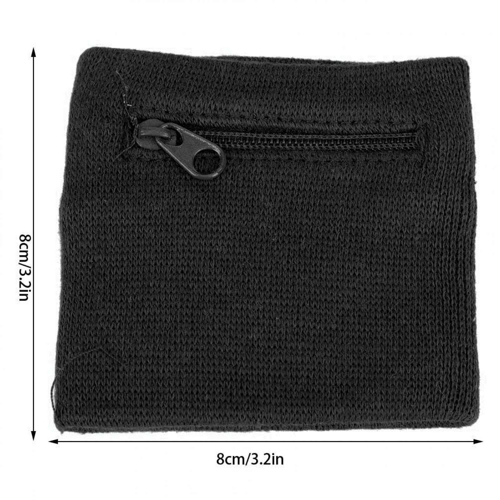 Kuuleyn Polsino sportivo con cerniera cotone nero unisex