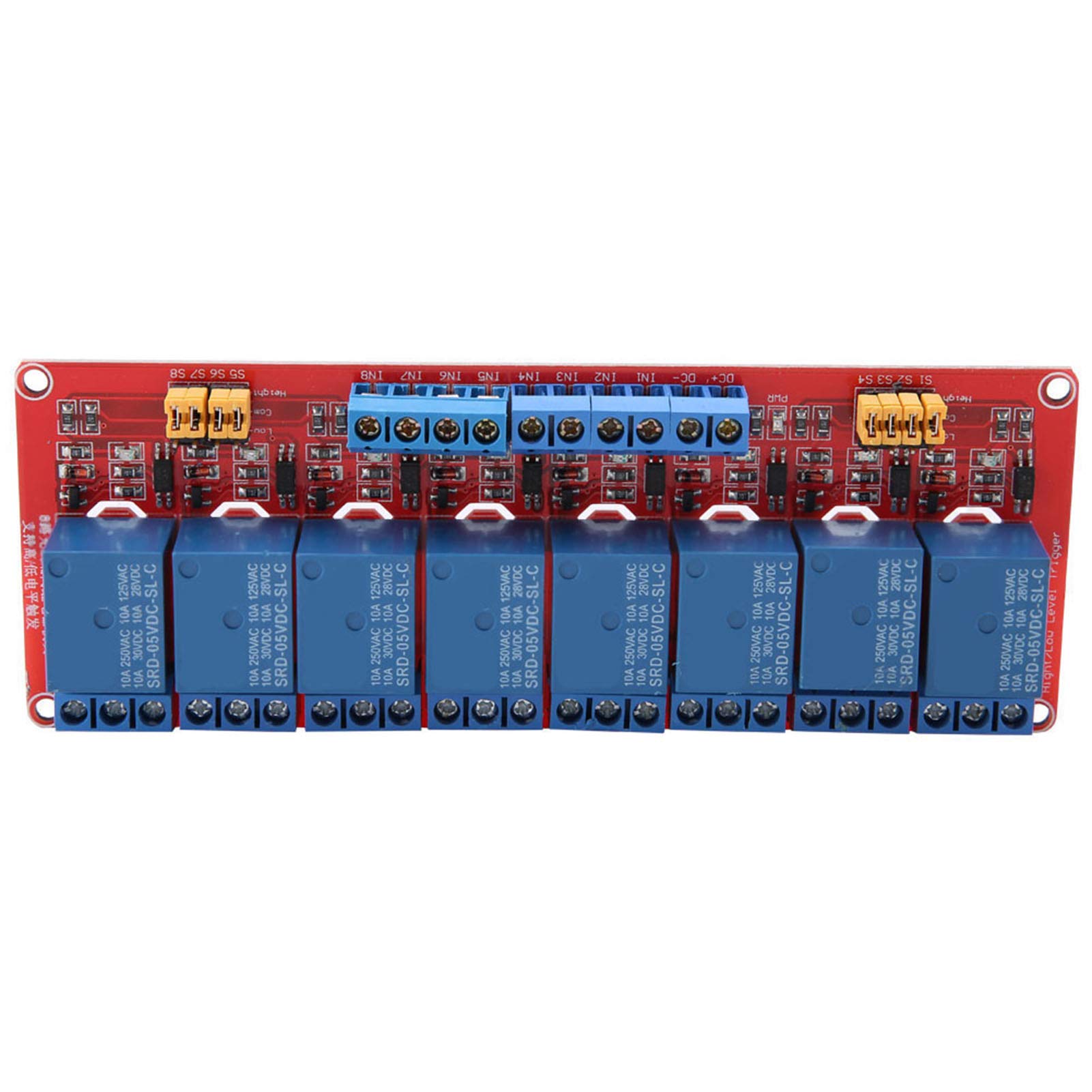 Kuuleyn modulo relè 8 canali 12V fotoaccoppiatore