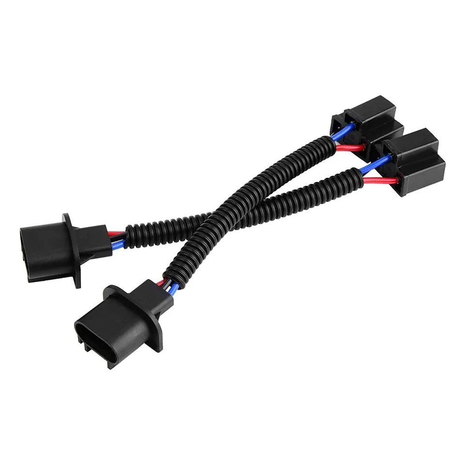 Kuuleyn Adattatore Faro H4-H13 Cavo Conversione 2 Pezzi Rame