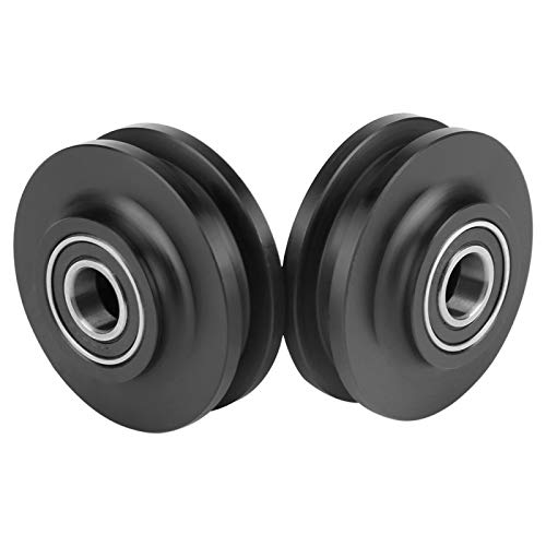 Kuuleyn Ruote Guida Porta Scorrevole 2 Pezzi 70 mm Nylon
