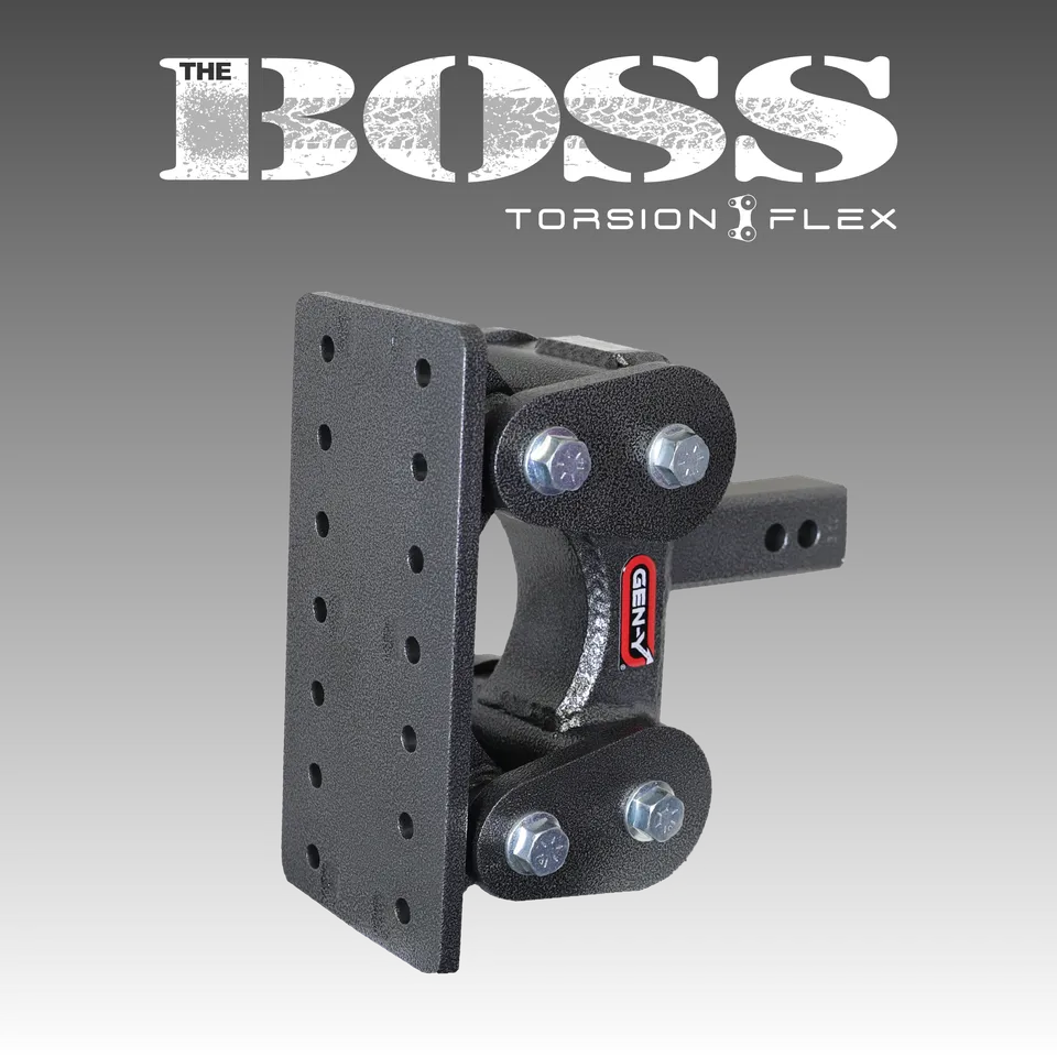 GEN-Y Hitch BOSS Torsion Flex Piastra Gancio Pintle