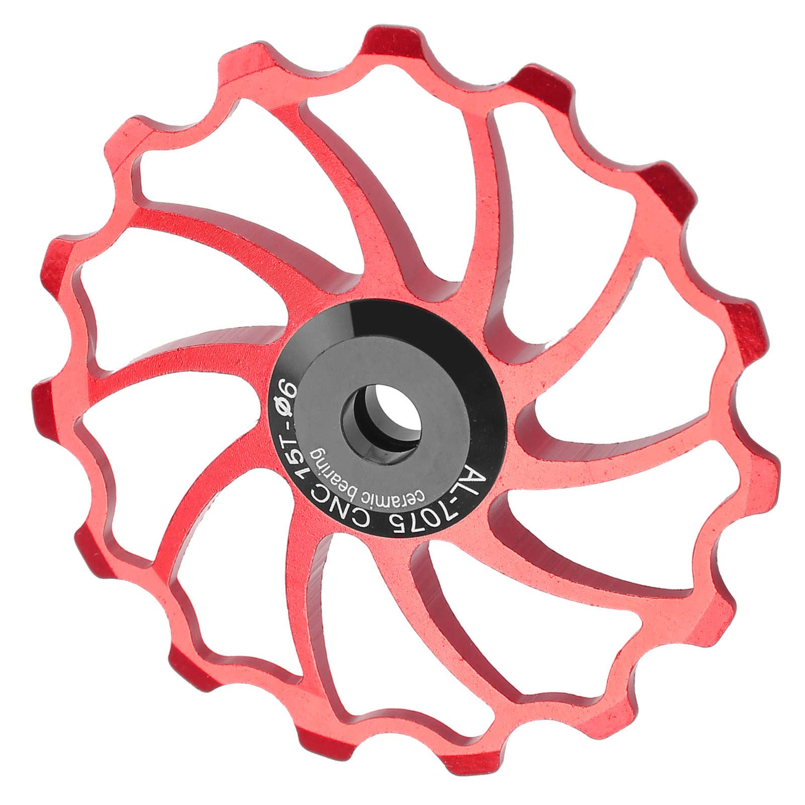 Kuuleyn Puleggia Cambio 15T Rotellina Ceramica Rosso