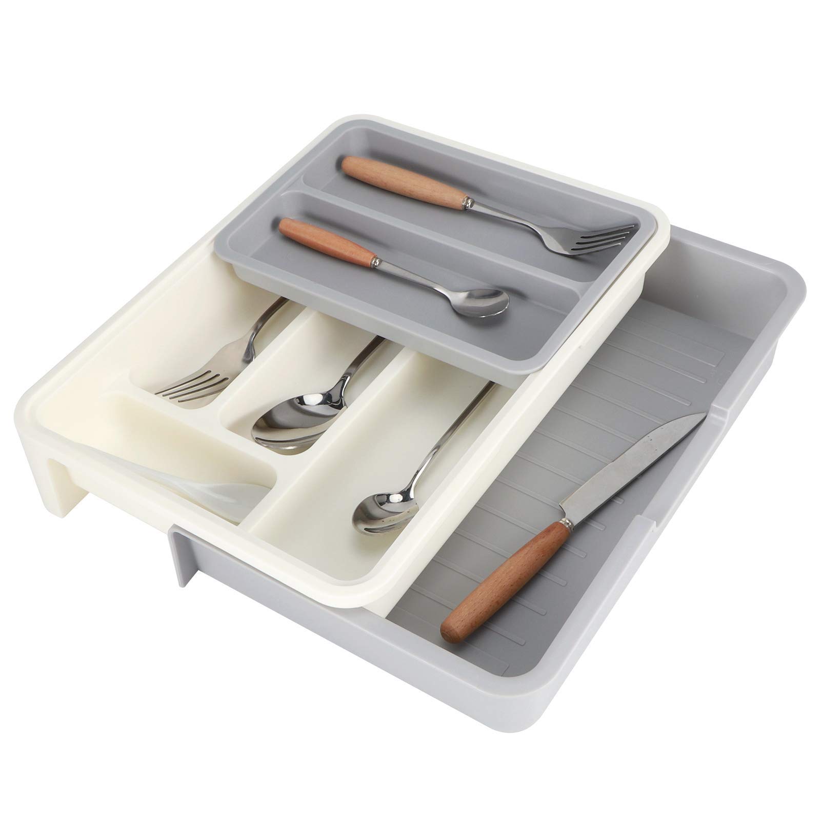 Kuuleyn organizer posate espandibile 3pz 7 scomparti
