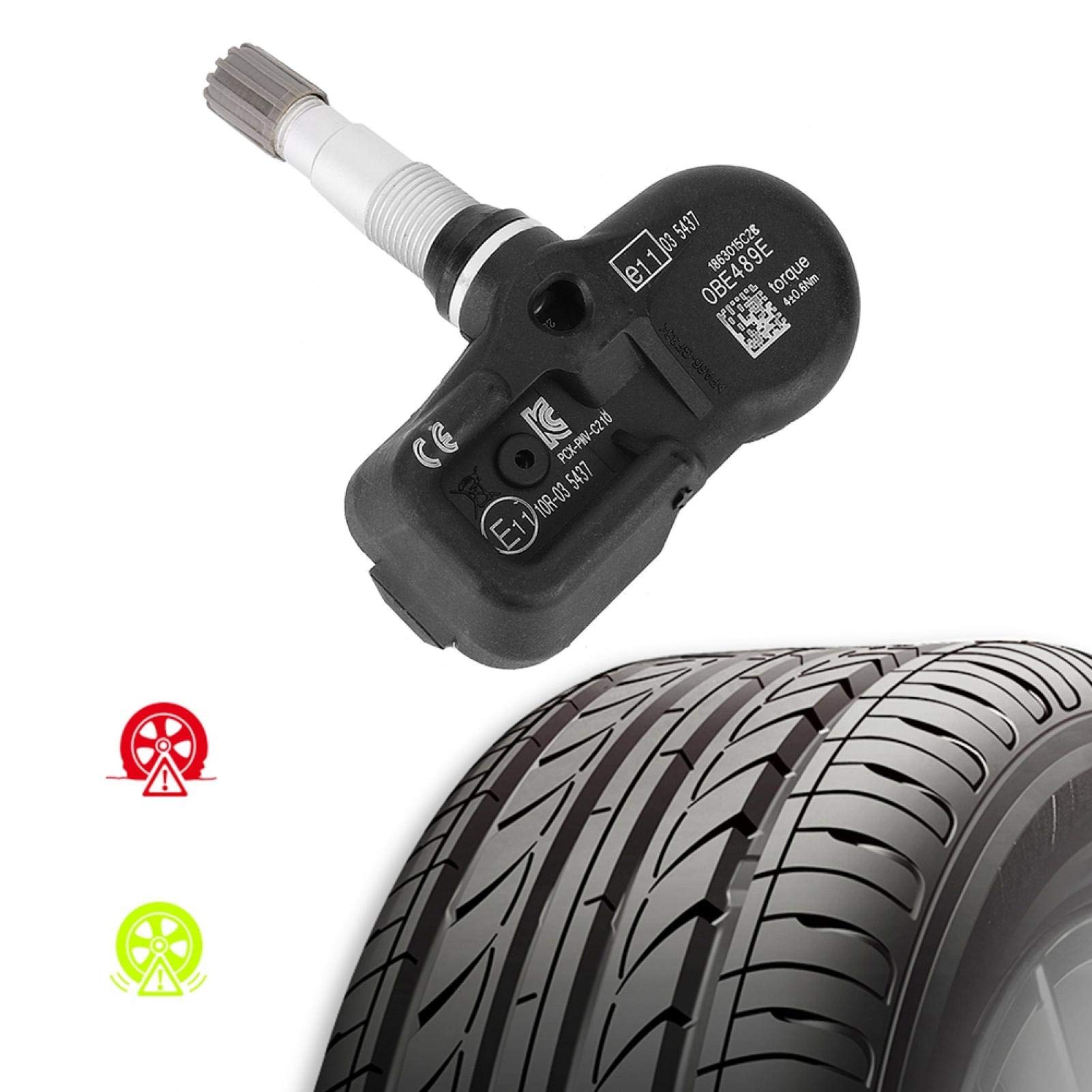 Kuuleyn PMV-C210 sensore pressione pneumatici TPMS alluminio
