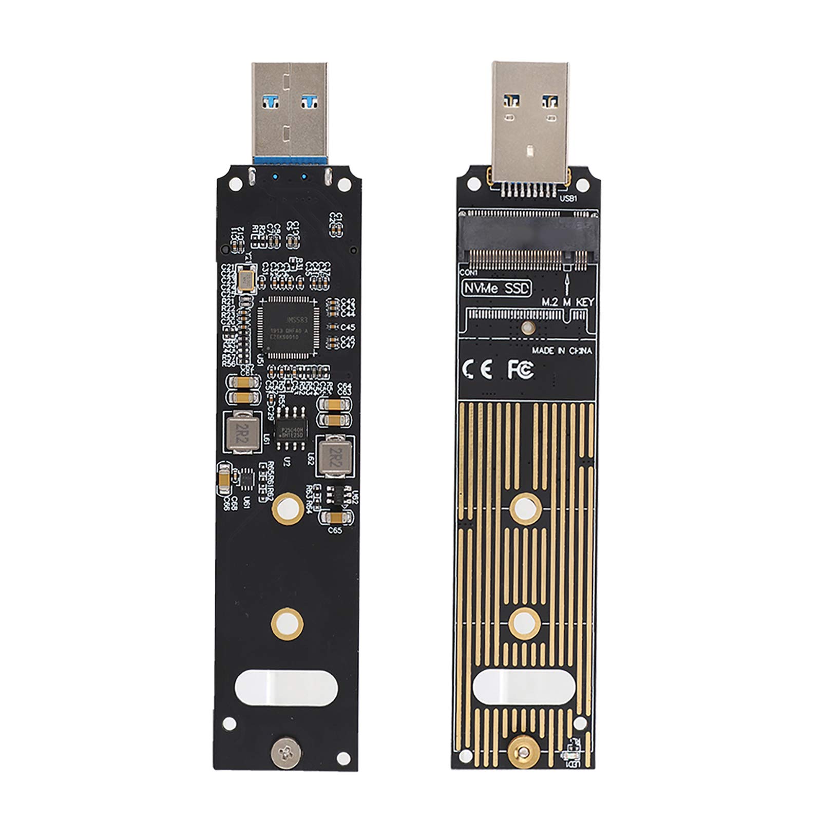 Kuuleyn Adattatore M.2 NVMe a USB 3.1 scheda