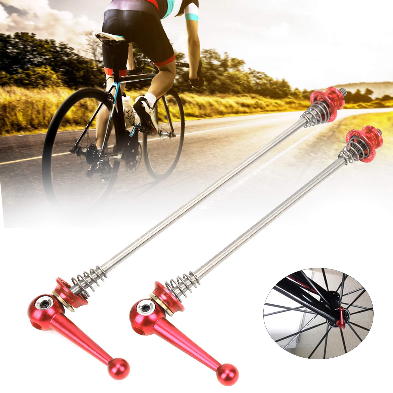 Kuuleyn Spiedini sgancio rapido bici rossi leggeri