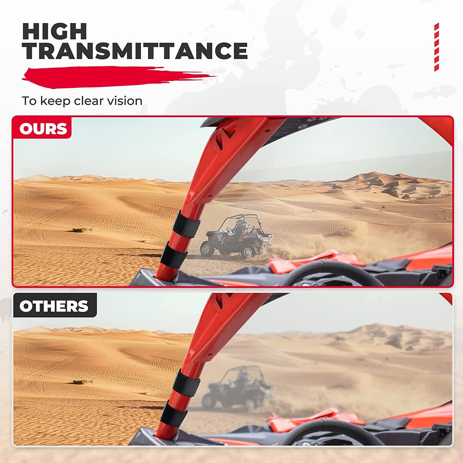 Kemimoto Maverick X3 parabrezza anteriore completo antigraffio