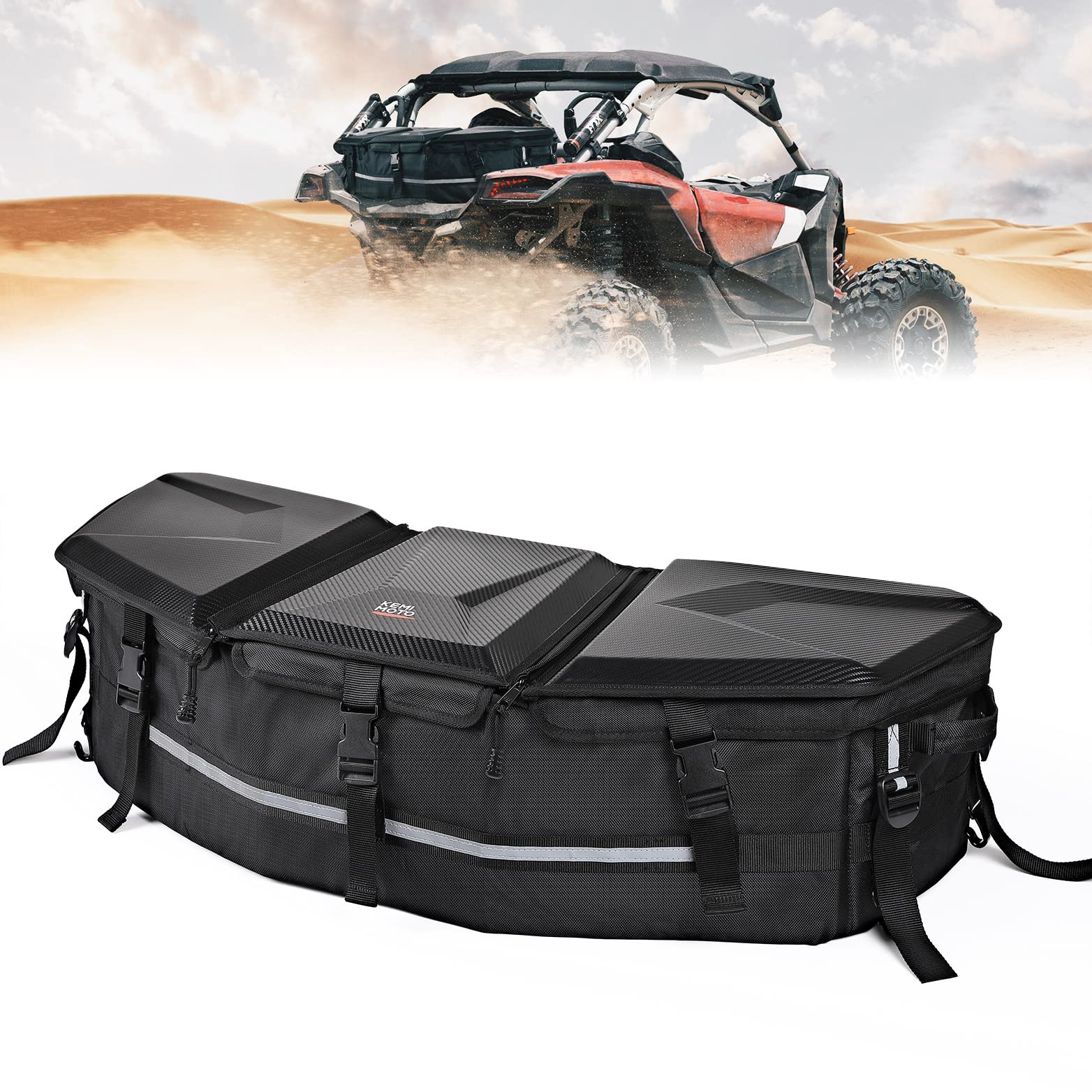 KEMIMOTO Borsa Posteriore Maverick X3 MAX Bauletto 60L