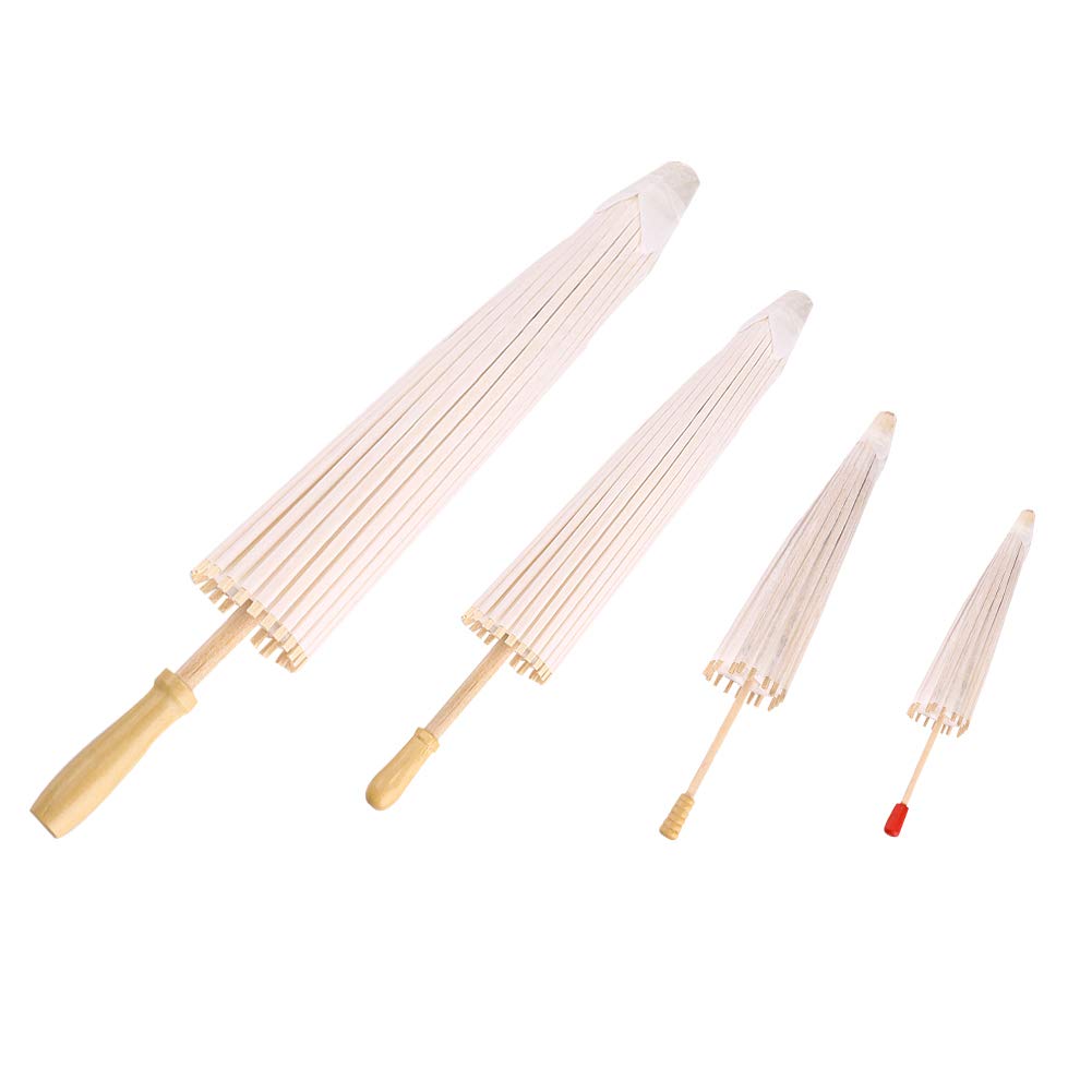 Kuuleyn Ombrello Carta Bianco 40 cm Decorazione Matrimonio