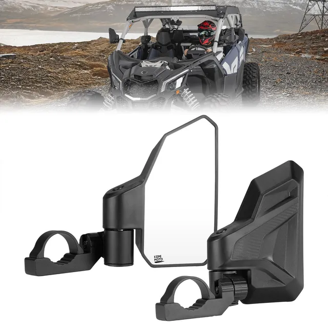 KEMIMOTO UTV Specchietti Laterali 1.65-2" Pieghevoli
