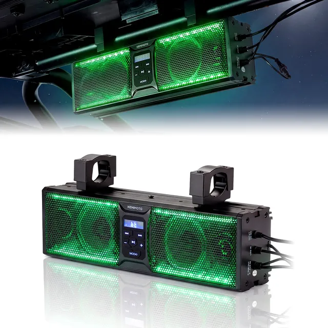 KEMIMOTO soundbar 16 pollici bluetooth RGB impermeabile