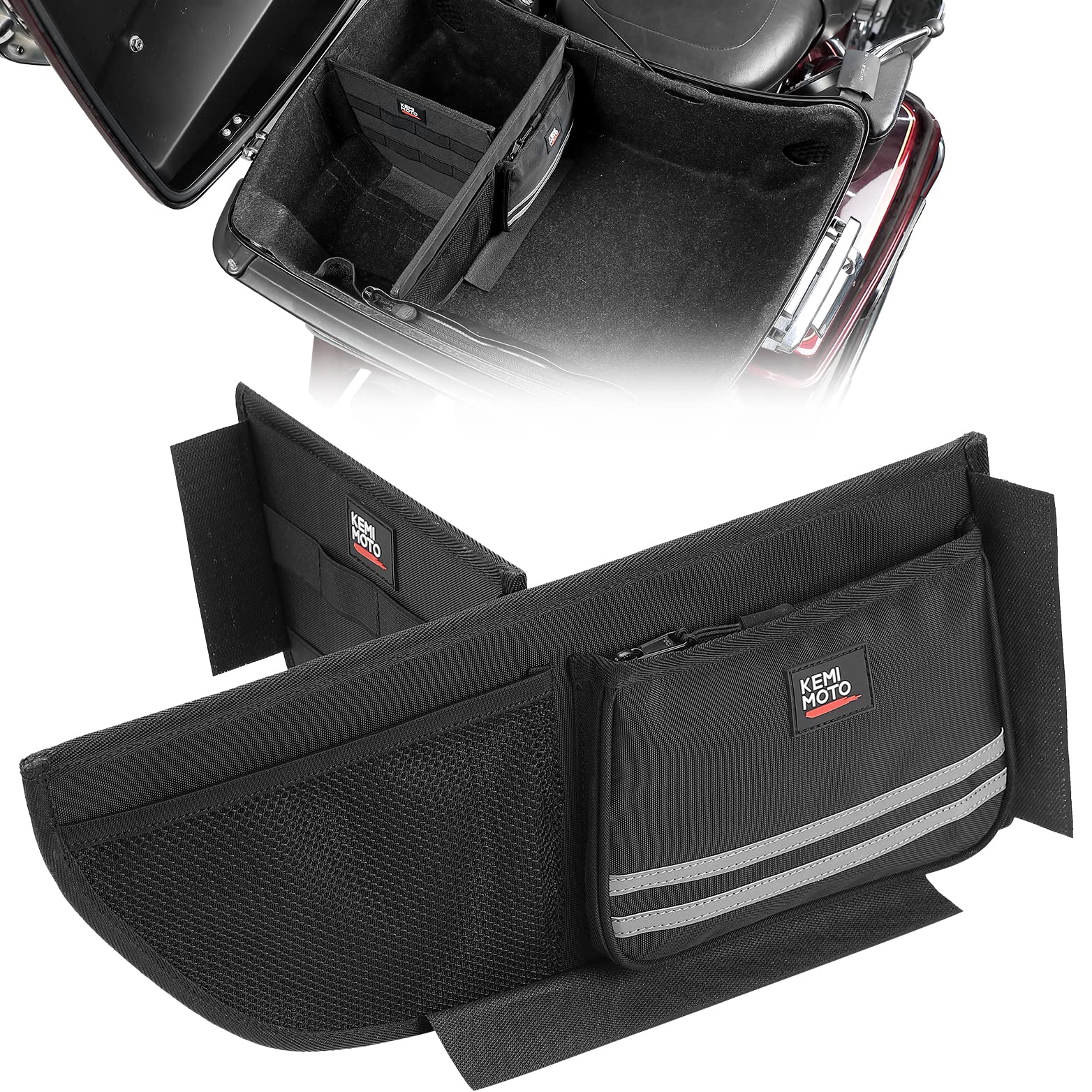 Kemimoto Tour Pack organizer bauletto con divisori e tasche