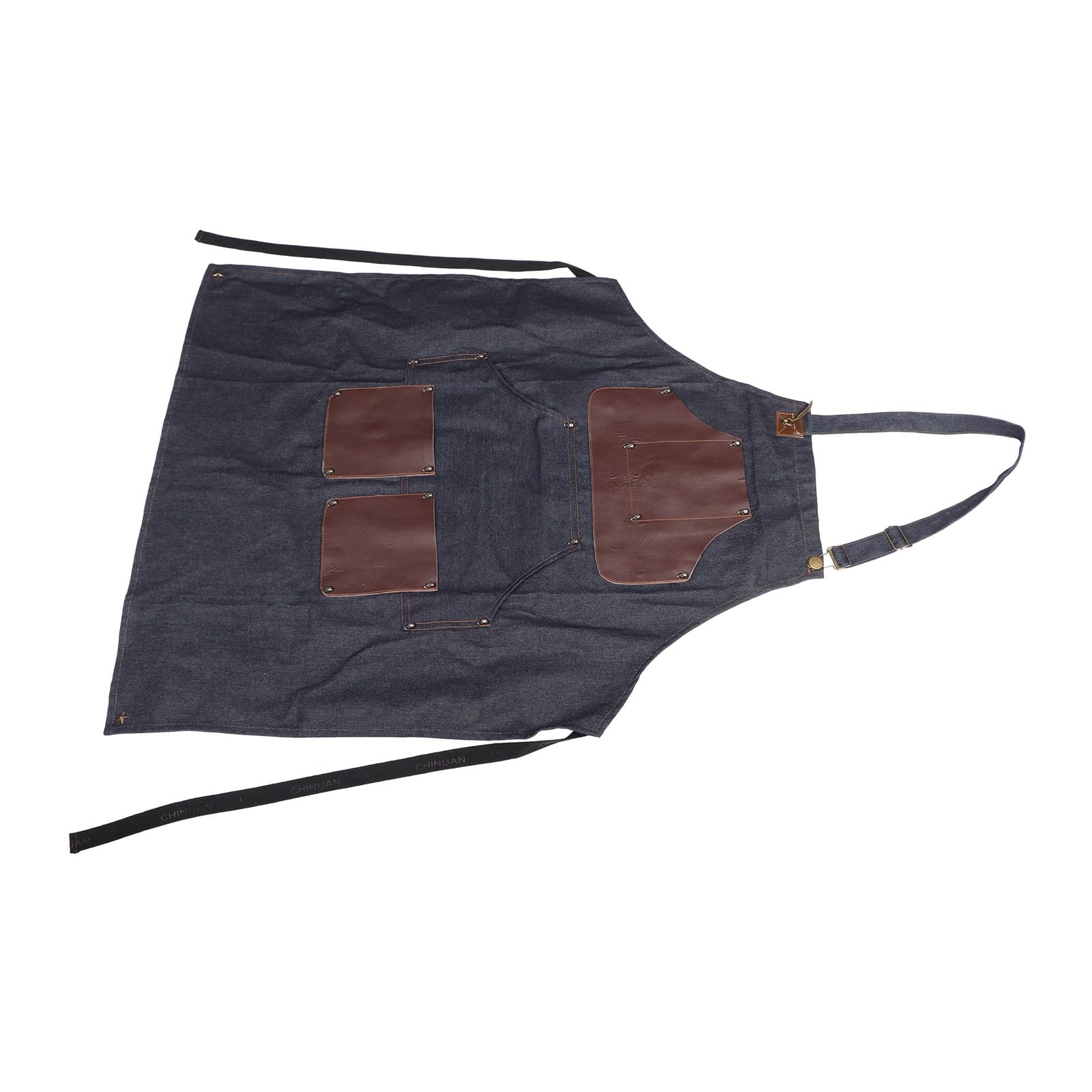 Kuuleyn Grembiule da Lavoro Denim Regolabile con Tasche