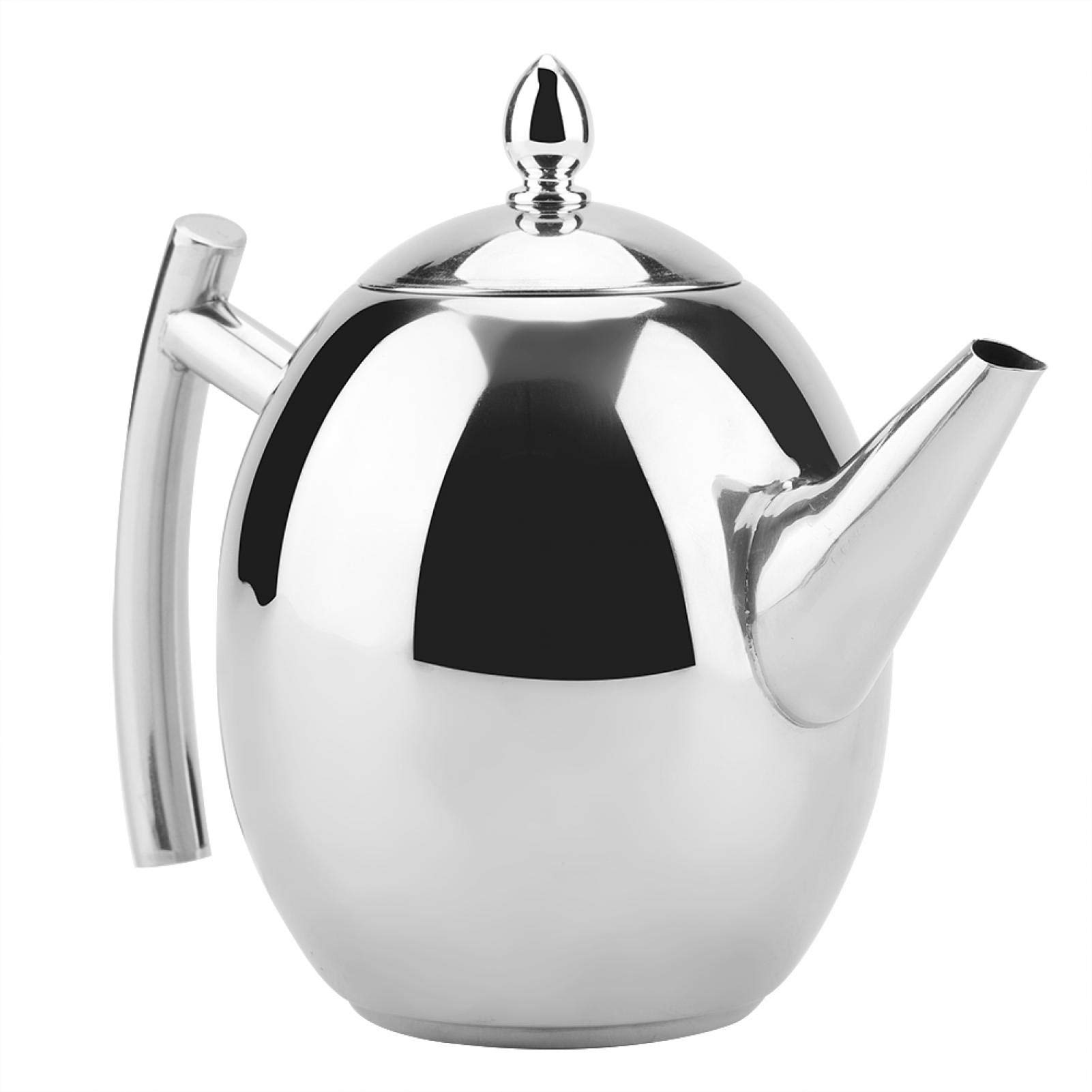 Kuuleyn teiera acciaio inox 1500ml con filtro rete