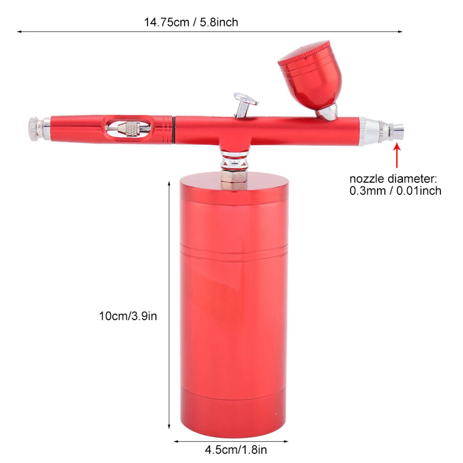 Kuuleyn Kit Aerografo 0,3 mm Compressore 7CC Trucco