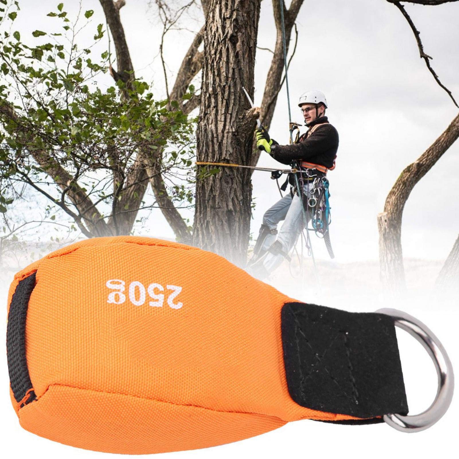 Kuuleyn Borsa Lancio Corda Arrampicata Arancione Nylon