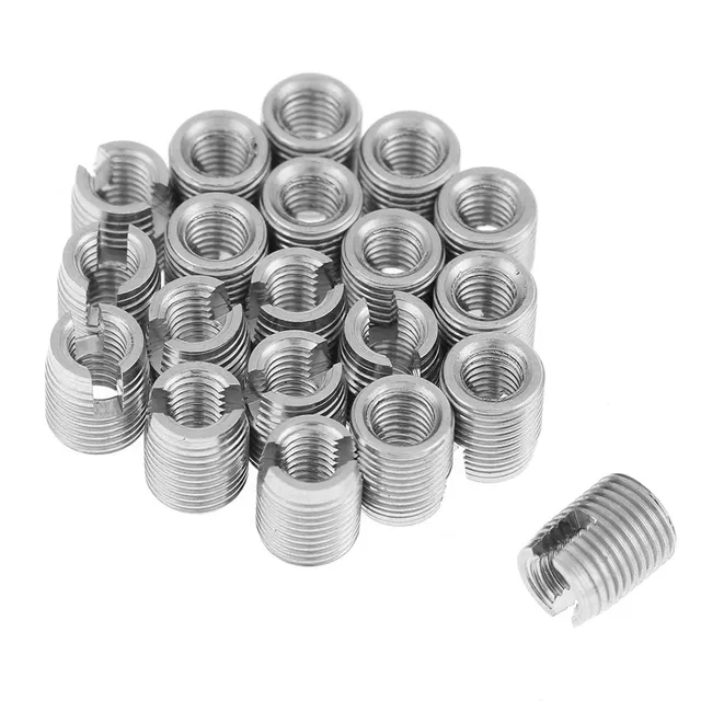 Kuuleyn Inserti Filettati M3x6 Inox 20 Pezzi Autofilettanti