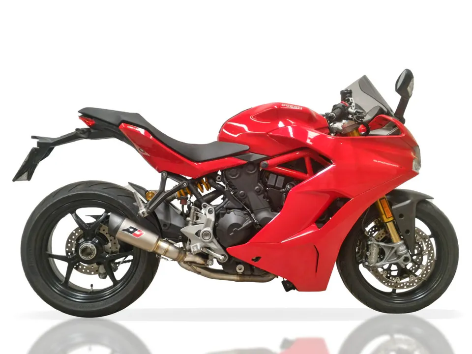 QD Exhaust Gunshot 60 Supersport 2 in 1 scarico racing titanio