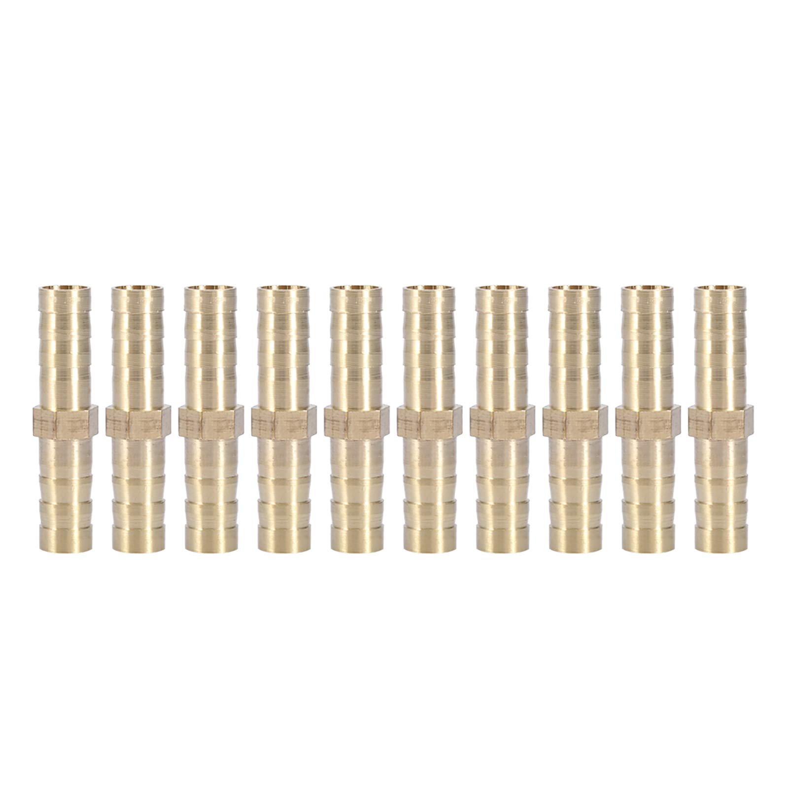 Kuuleyn 6mm Raccordo Tubo Ottone Diritto 10pz