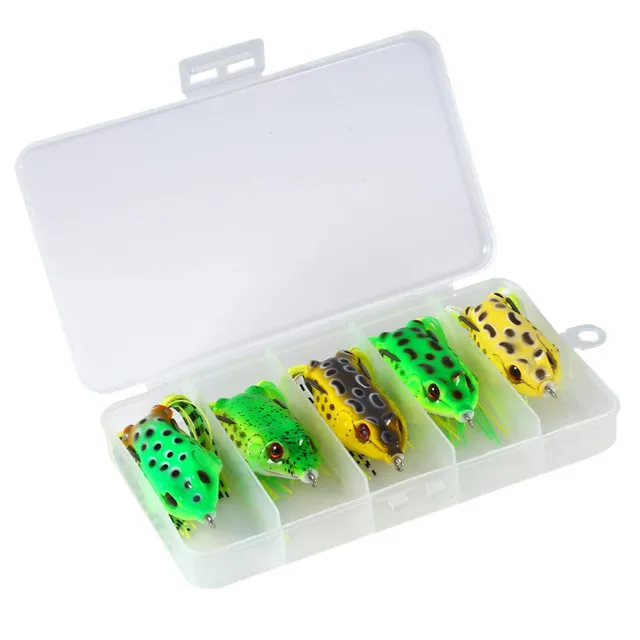Kuuleyn Esche Bioniche Pesca 5 Pezzi Acqua Dolce Mare