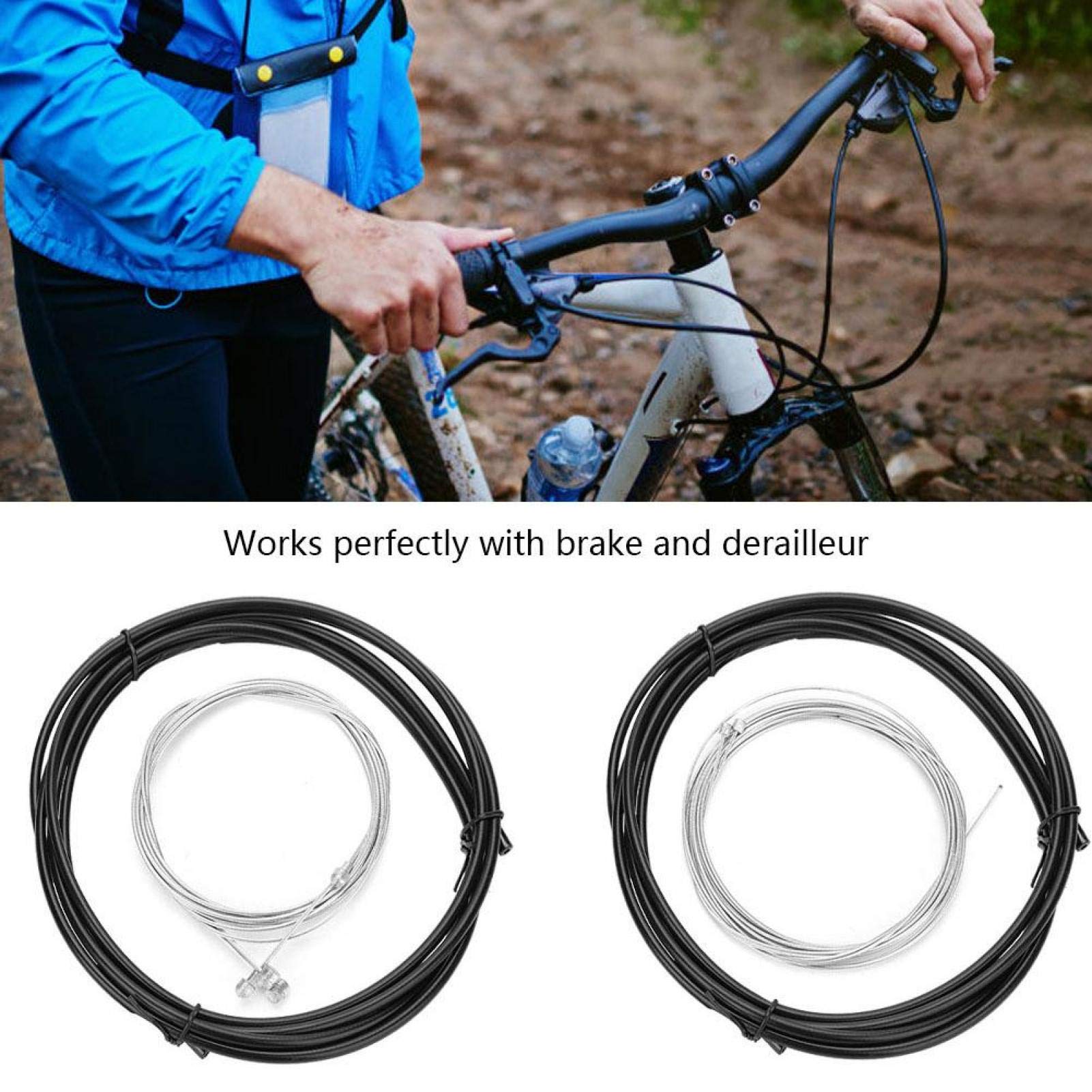 Kuuleyn Cavi Freno Cambio Bici Kit MTB Strada Resistente