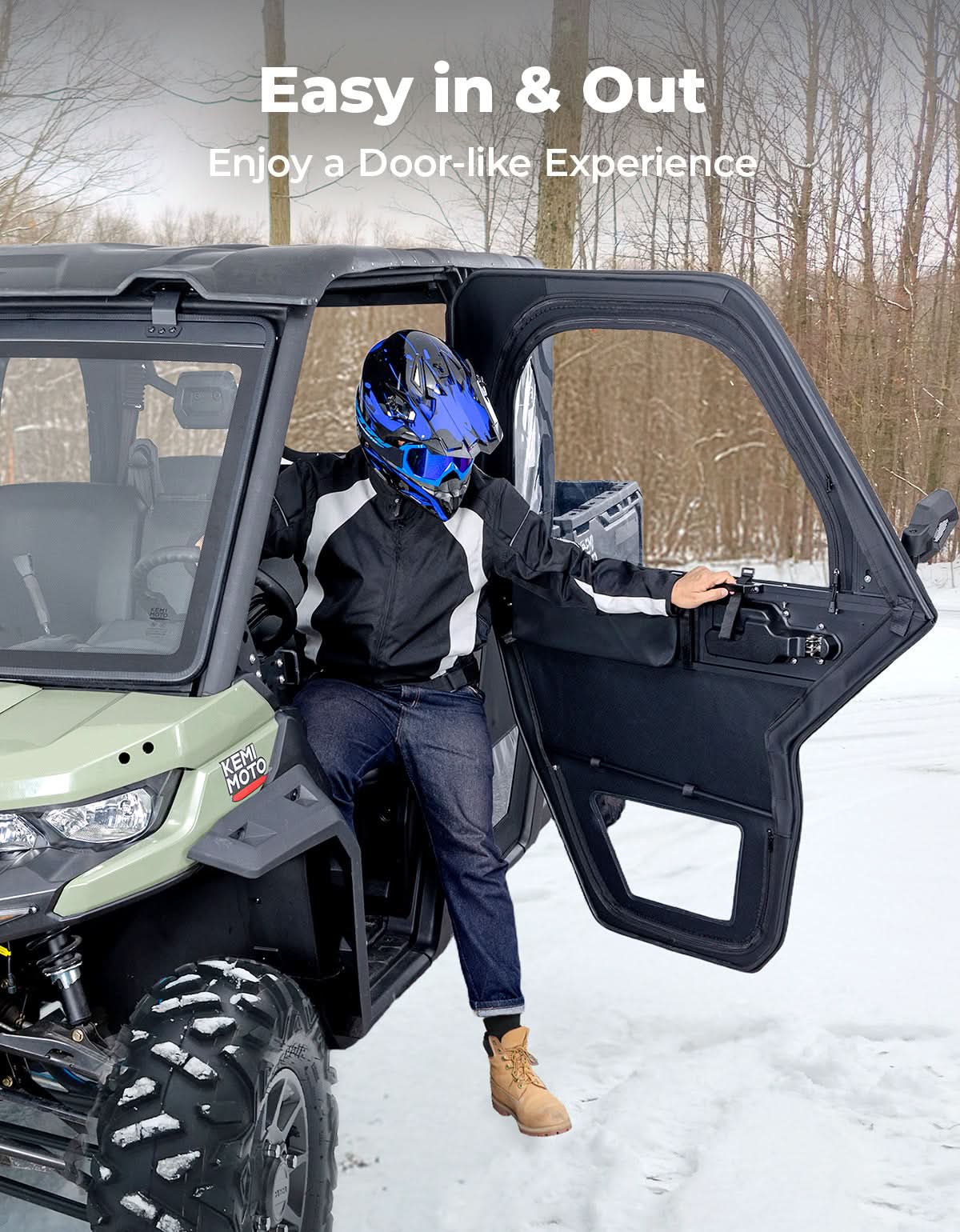 KEMIMOTO Defender Max HD7/8/9/10 porte kit completo antivento