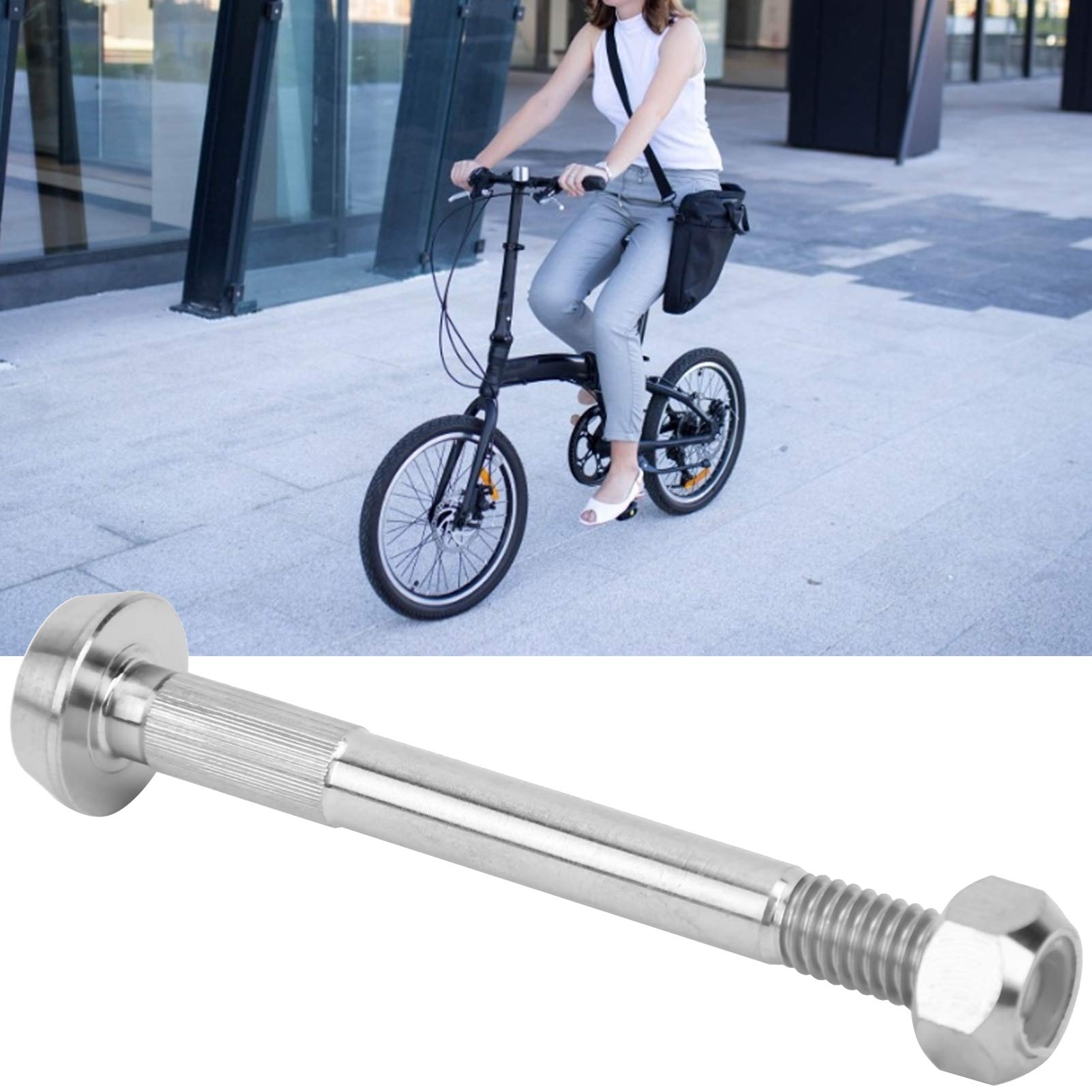 Kuuleyn Set Vite Dado Ammortizzatore Bici Titanio Brompton