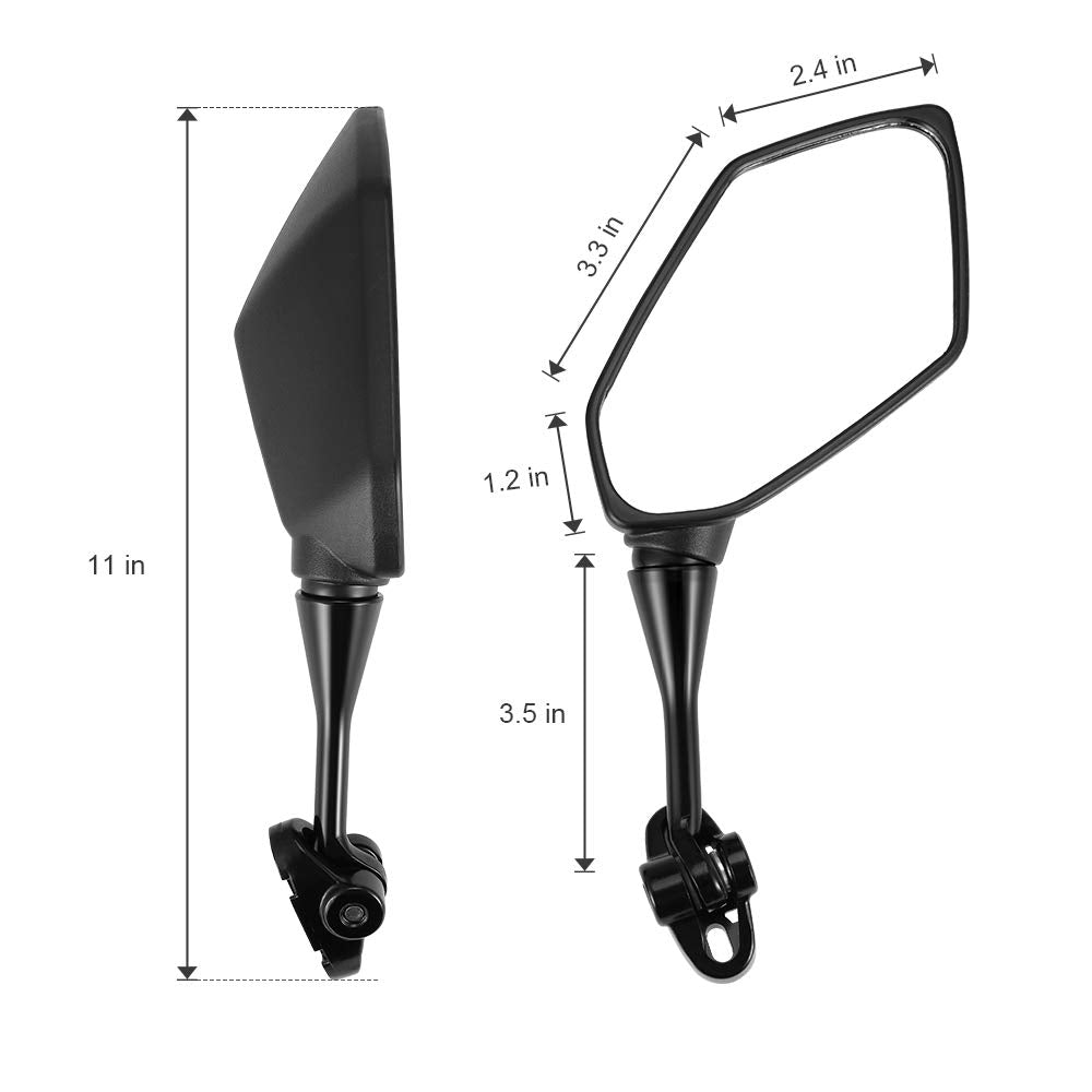 KEMIMOTO F0802-01401 specchietti moto CBR 600 F4 coppia