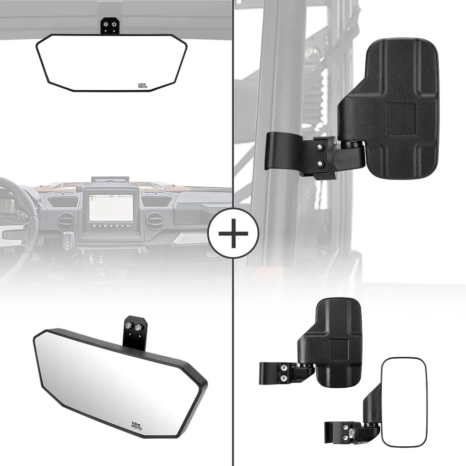 Kemimoto Ranger specchietti set 3 pezzi infrangibili