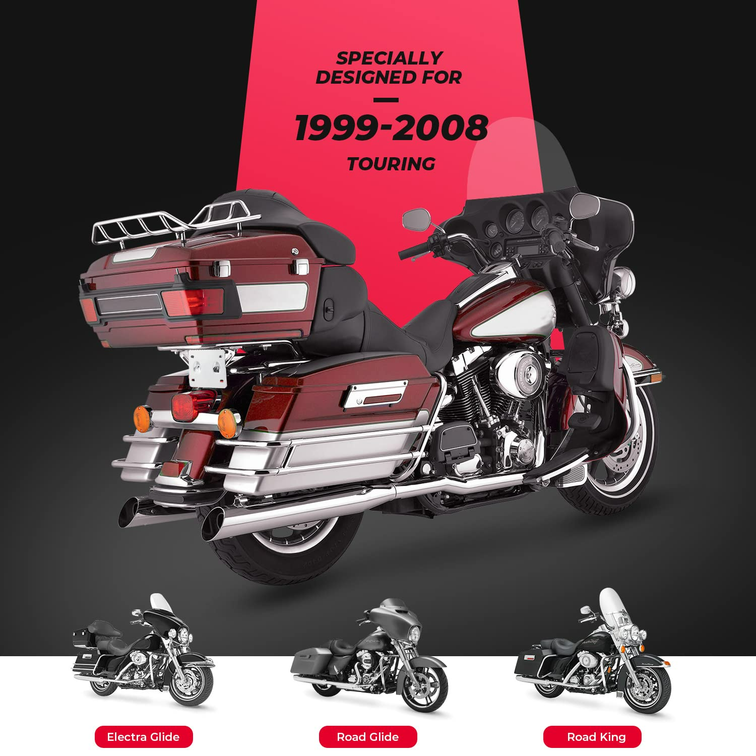 KEMIMOTO F1808-01001SL portatarga moto alluminio reclinato