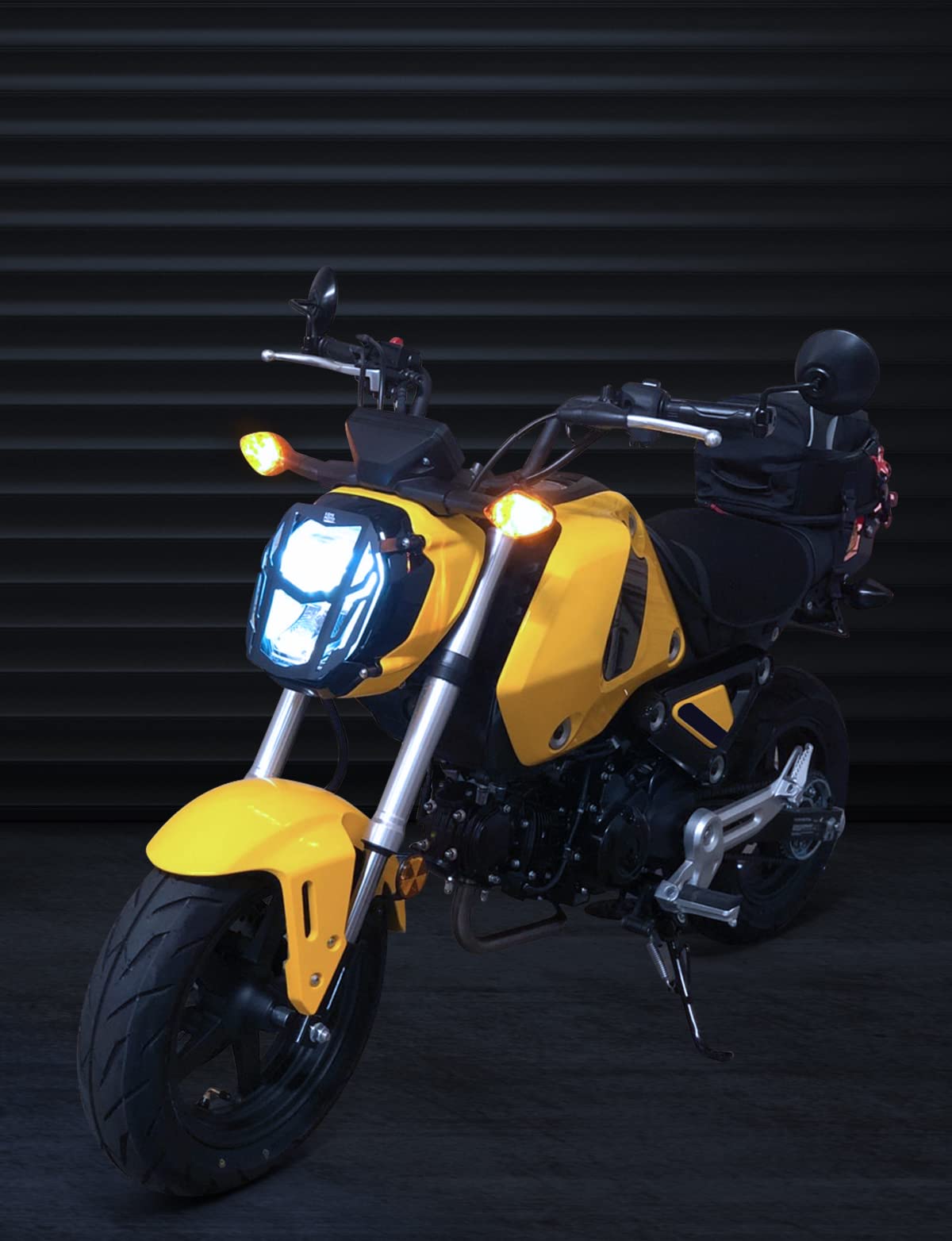 KEMIMOTO MSX125 Grom 2022-2024 protezione faro alluminio