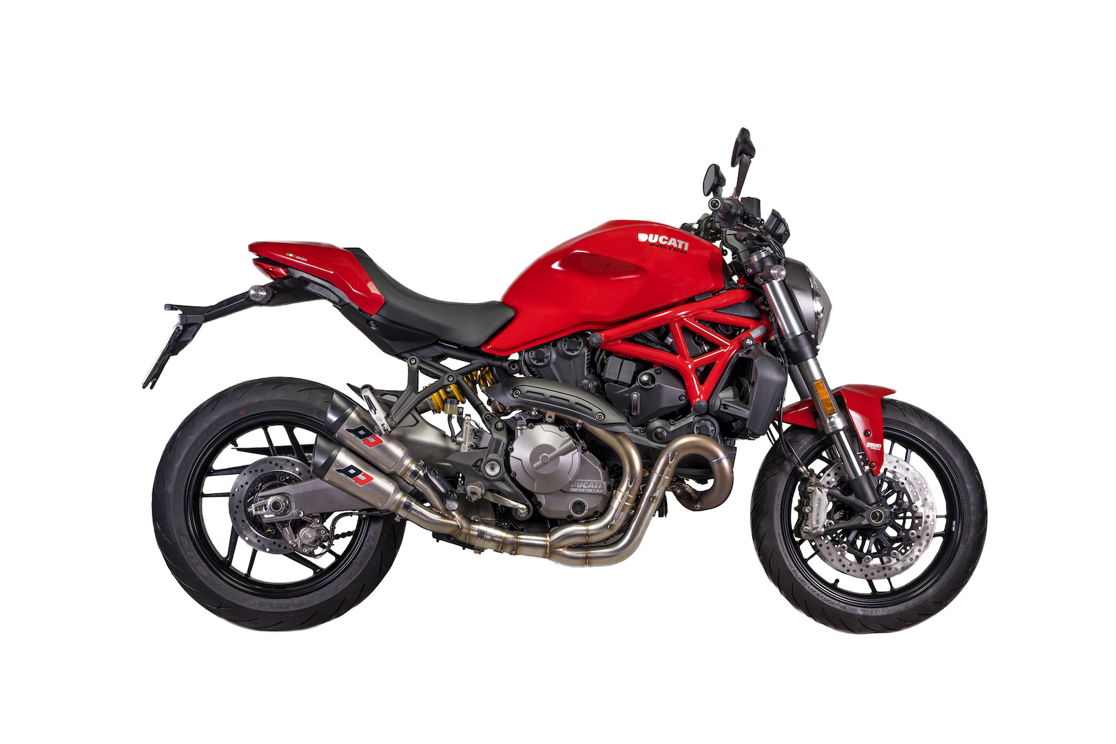 QD Exhaust Gunshot Monster 1200 1200S Twin scarichi Euro3