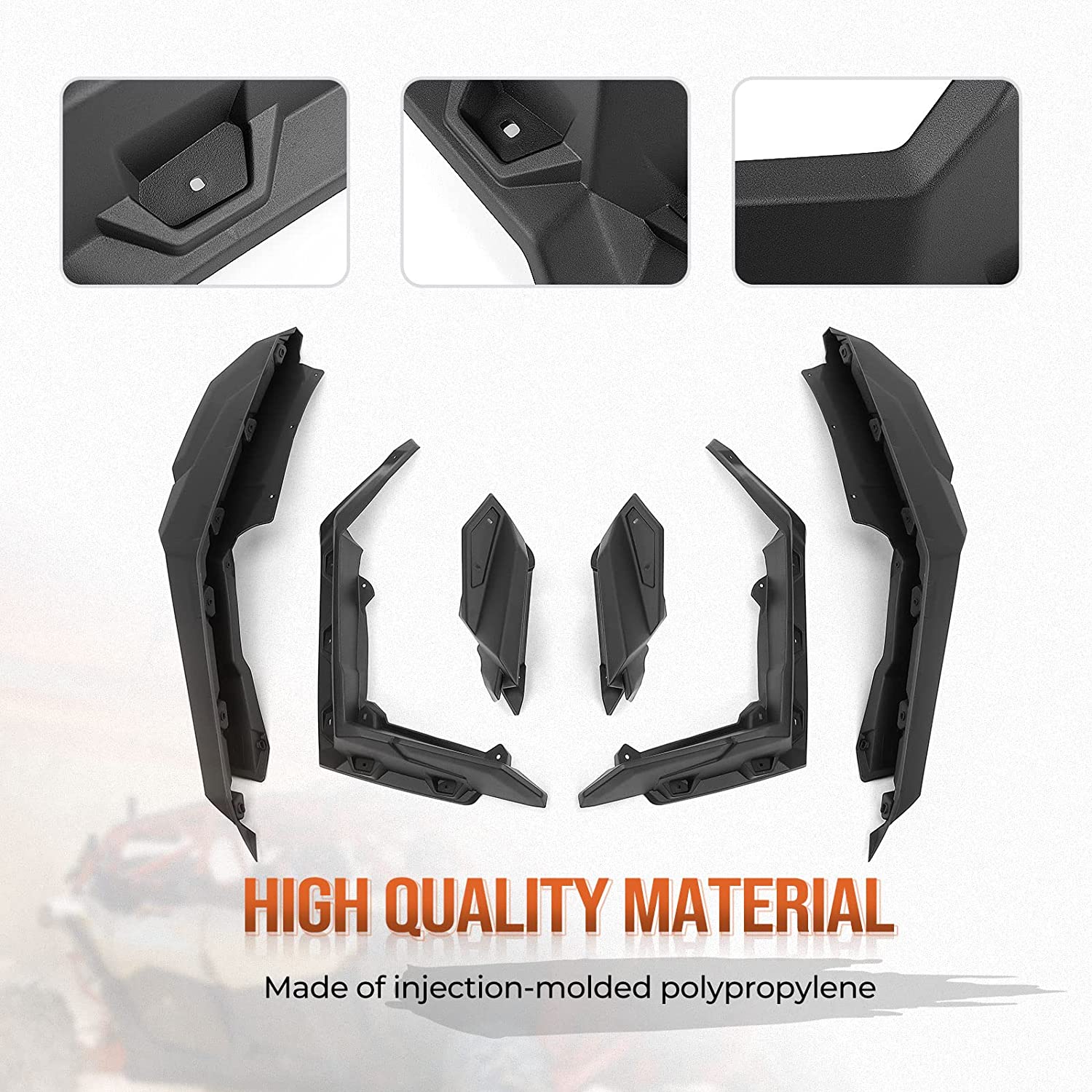 Kemimoto Maverick X3 parafanghi allargati + pedane