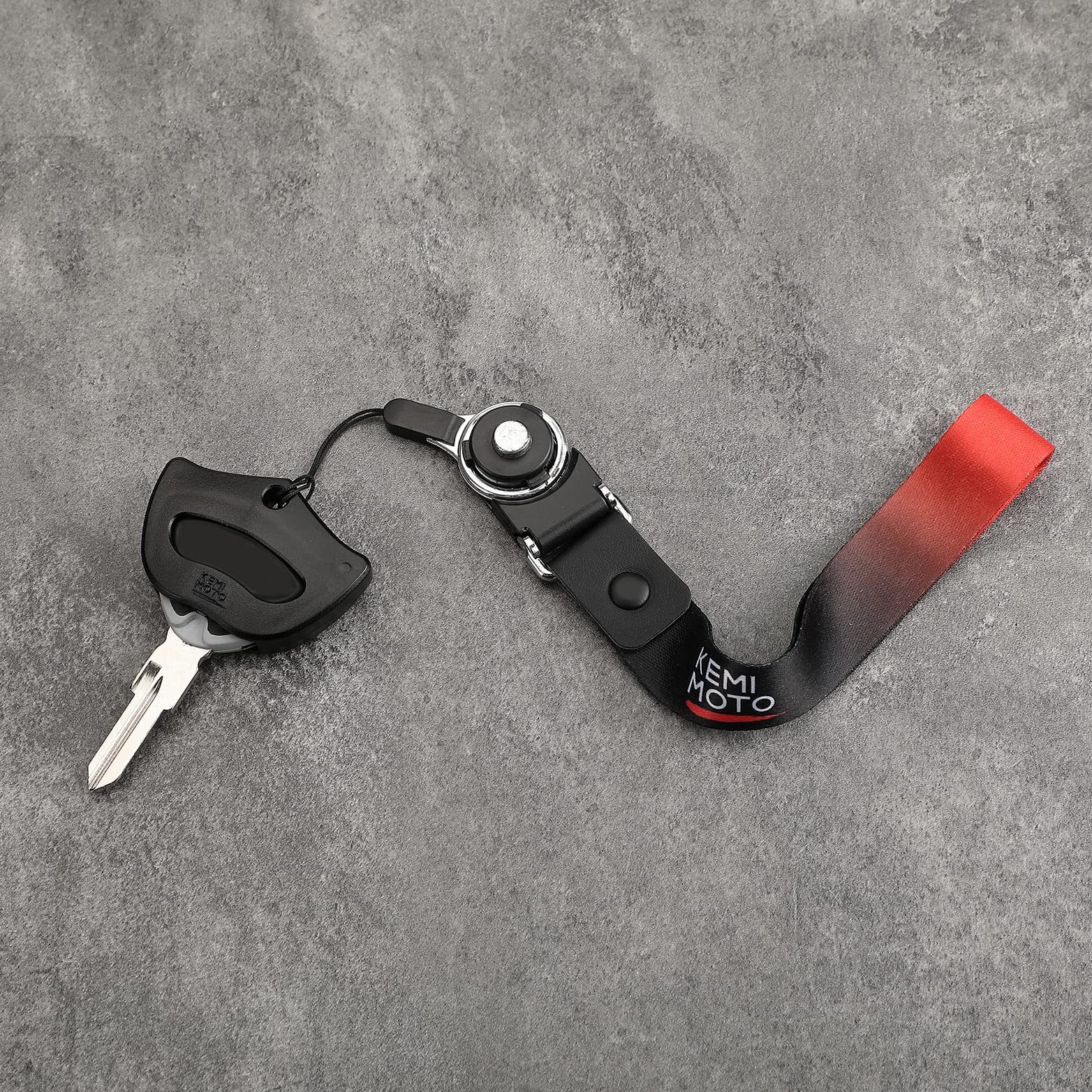 Kemimoto Spyder portachiavi con laccetto nero