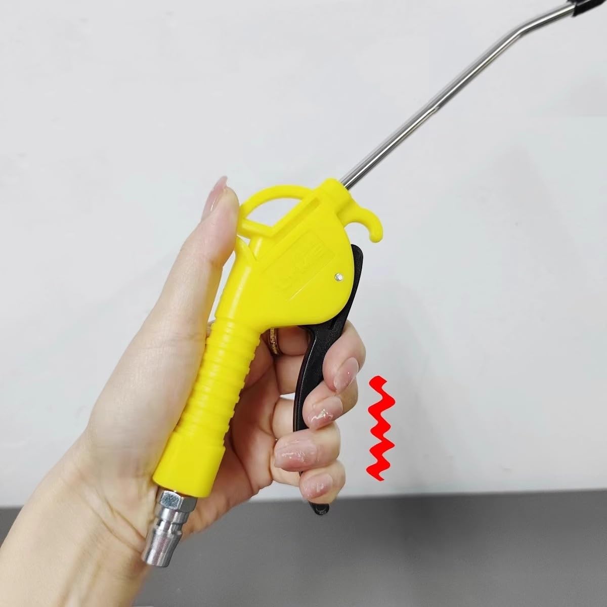 Kuuleyn Pistola Aria Compressa Soffiaggio Alluminio con Ugello