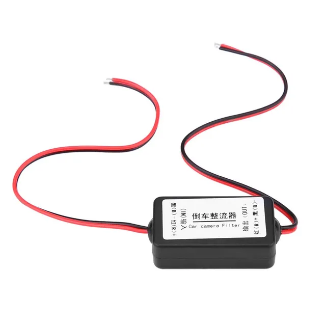 Kuuleyn filtro alimentazione retrocamera 12V DC nero anti-interferenze