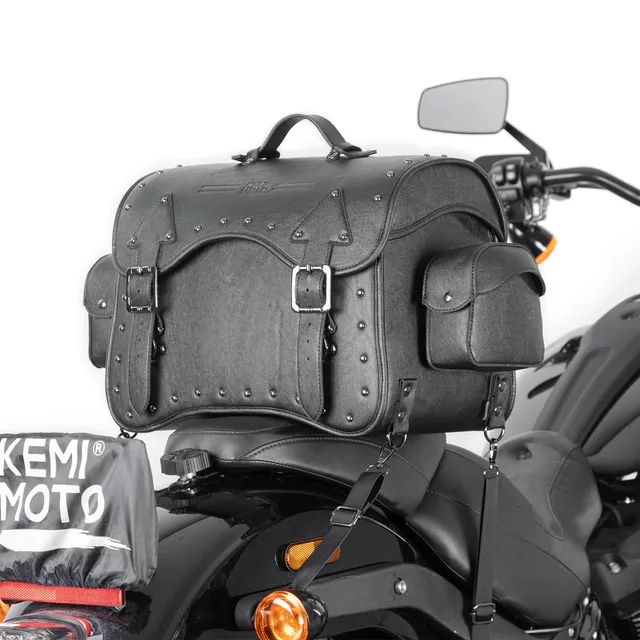 KEMIMOTO Borsa Posteriore Moto 50L Impermeabile Softail