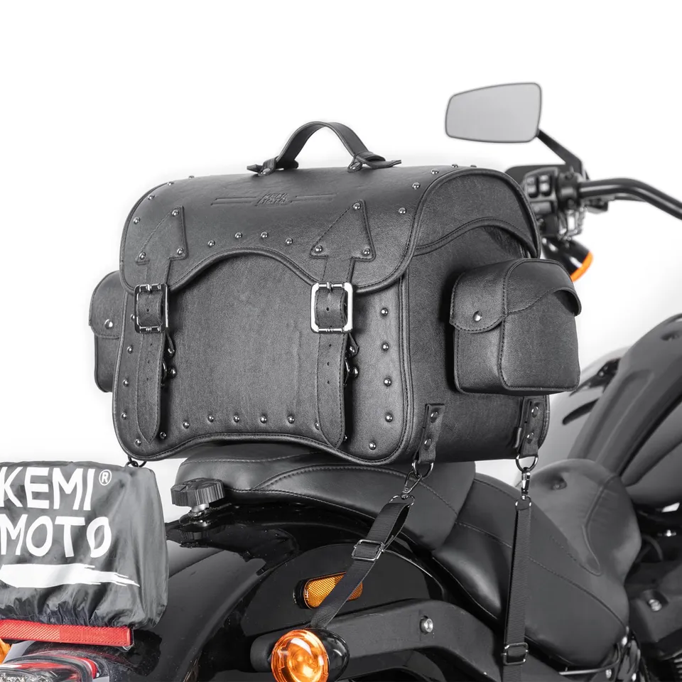 KEMIMOTO Borsa Posteriore Moto 50L Impermeabile Softail