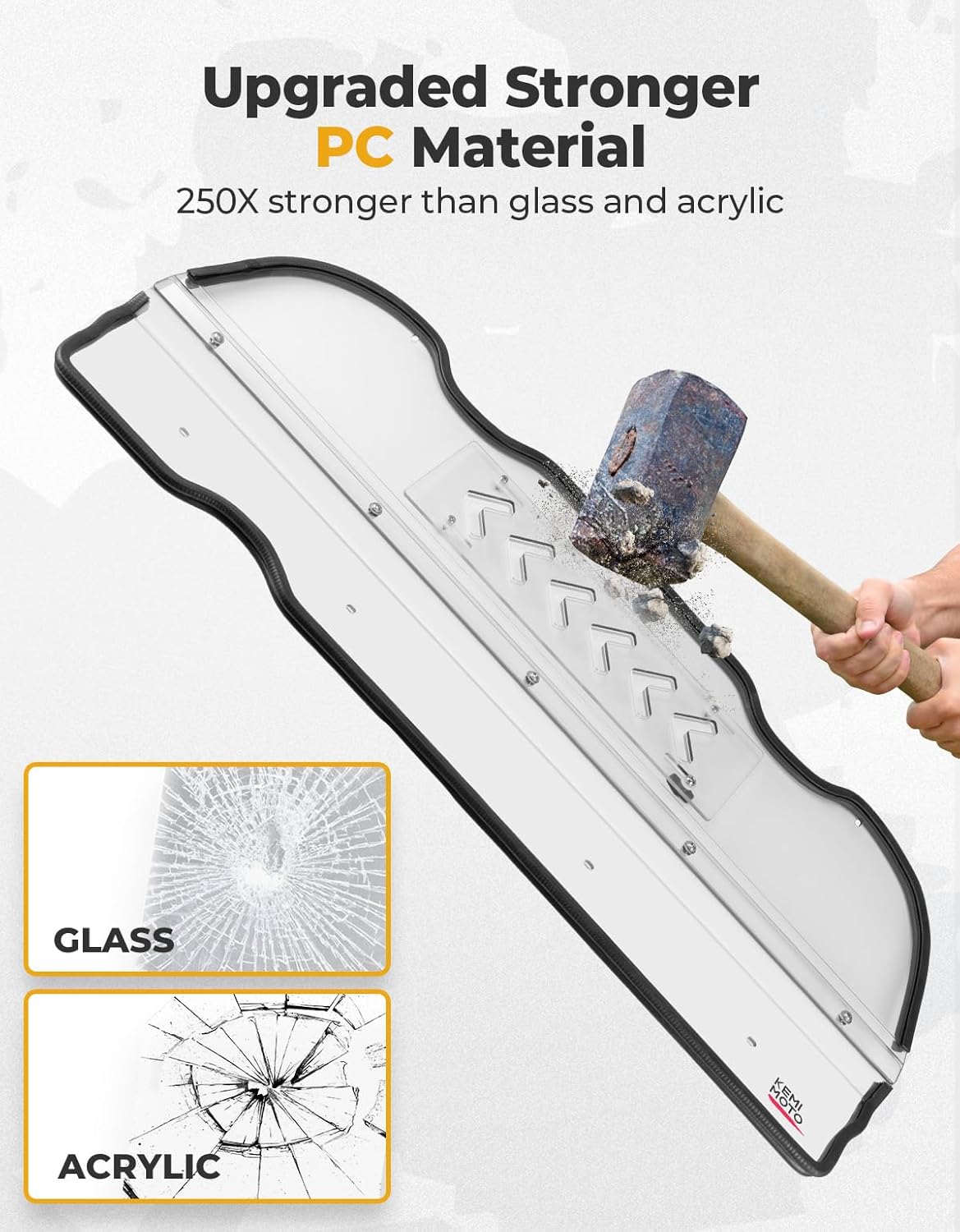 KEMIMOTO RZR XP 1000 parabrezza posteriore ventilato