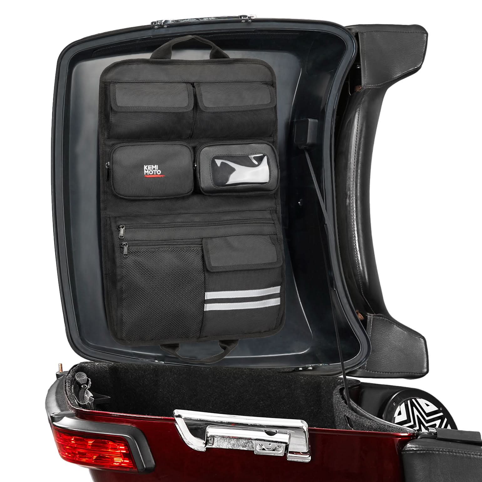 KEMIMOTO 2501 organizer coperchio tour pack multi-tasche