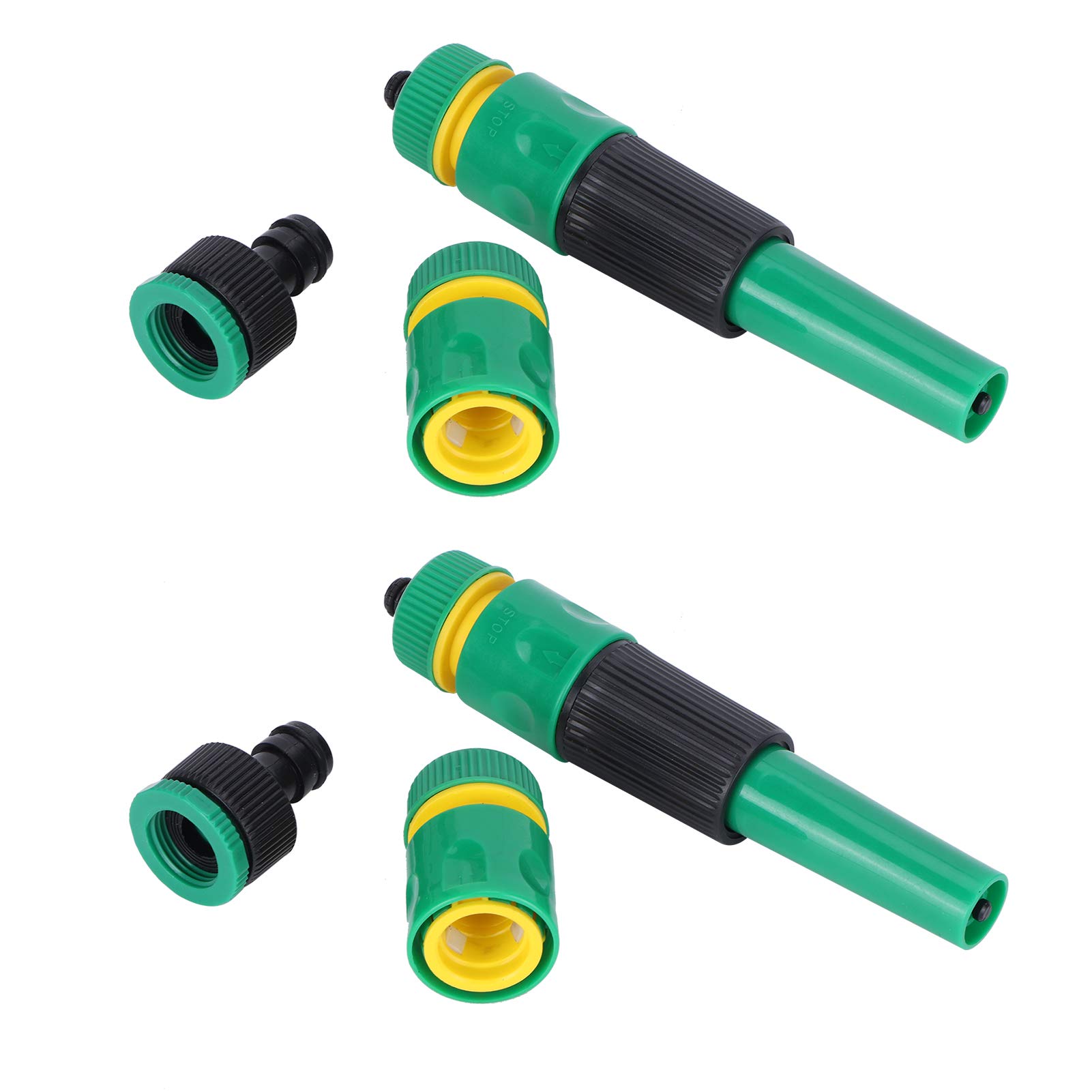 Kuuleyn Raccordo Rapido Tubo G1/2 2 Pezzi Innesto ABS Tenuta