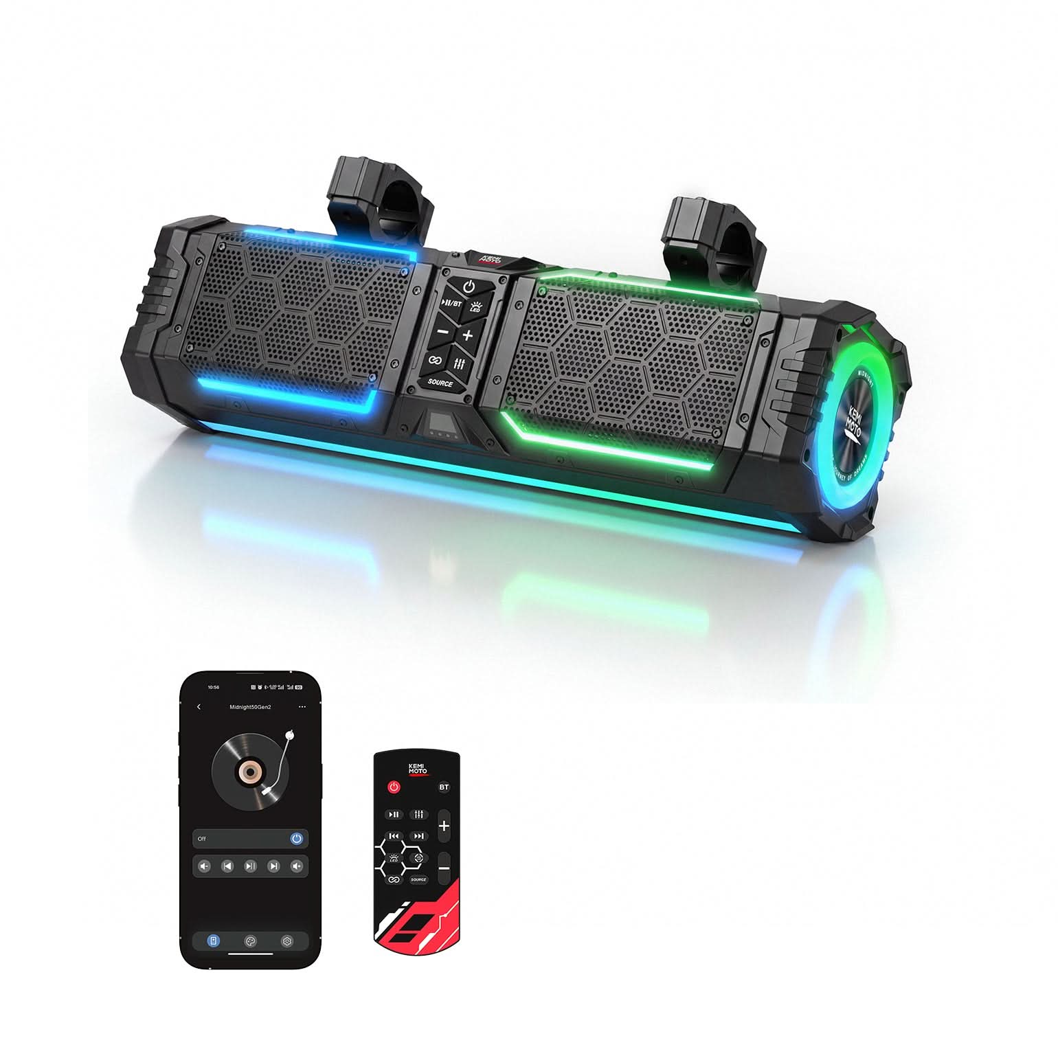 KEMIMOTO Midnight 50 Gen2 Soundbar UTV 20 Pollici RGB