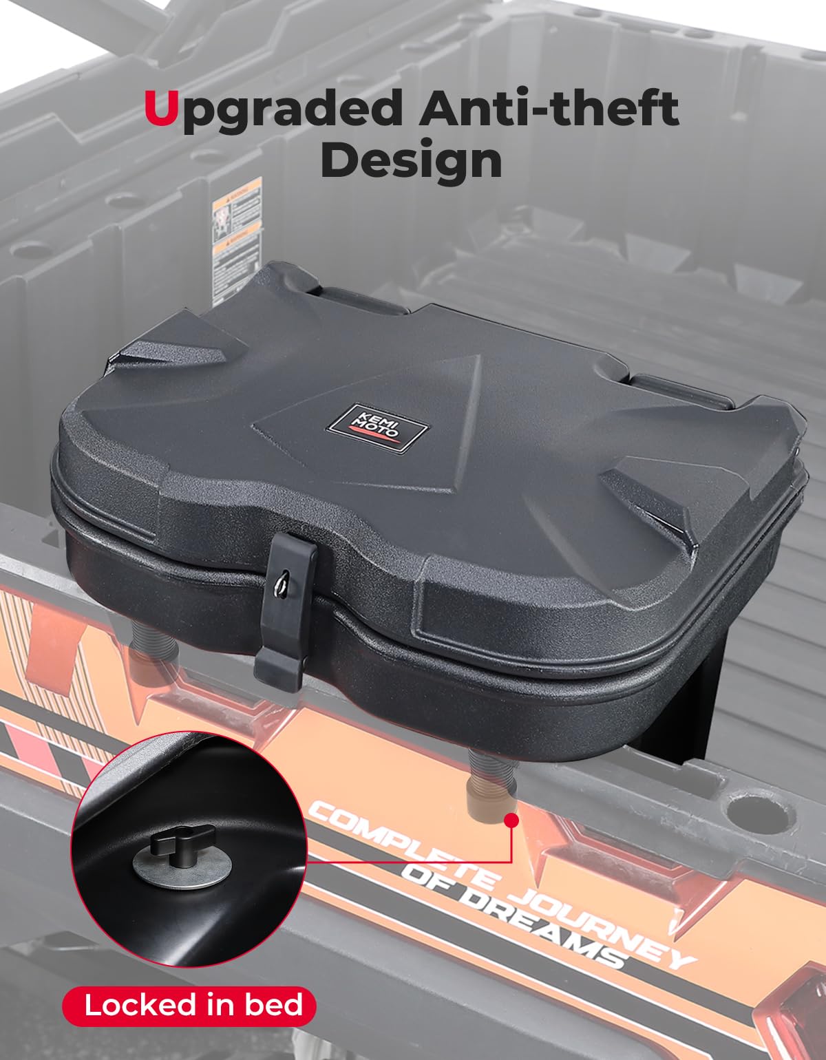 Kemimoto Ranger bauletto cassone 21L antifurto