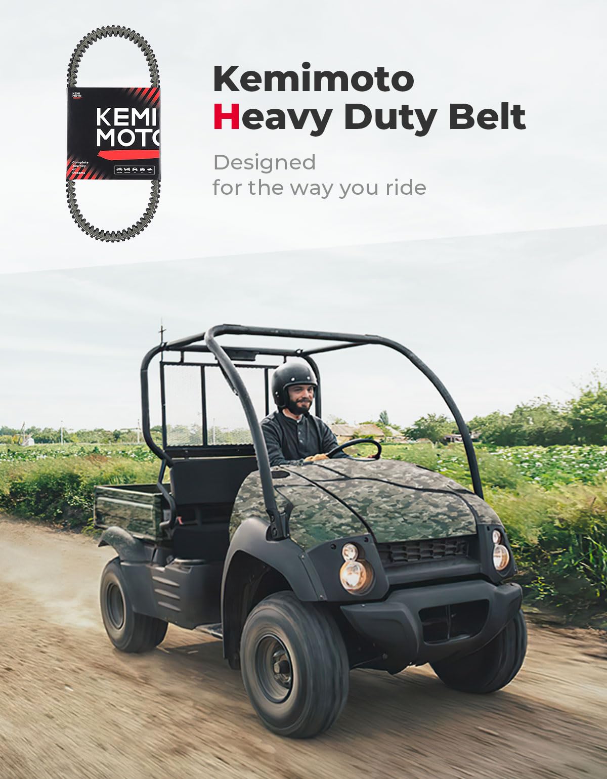 Kemimoto Mule 600 cinghia trasmissione CVT ricambio