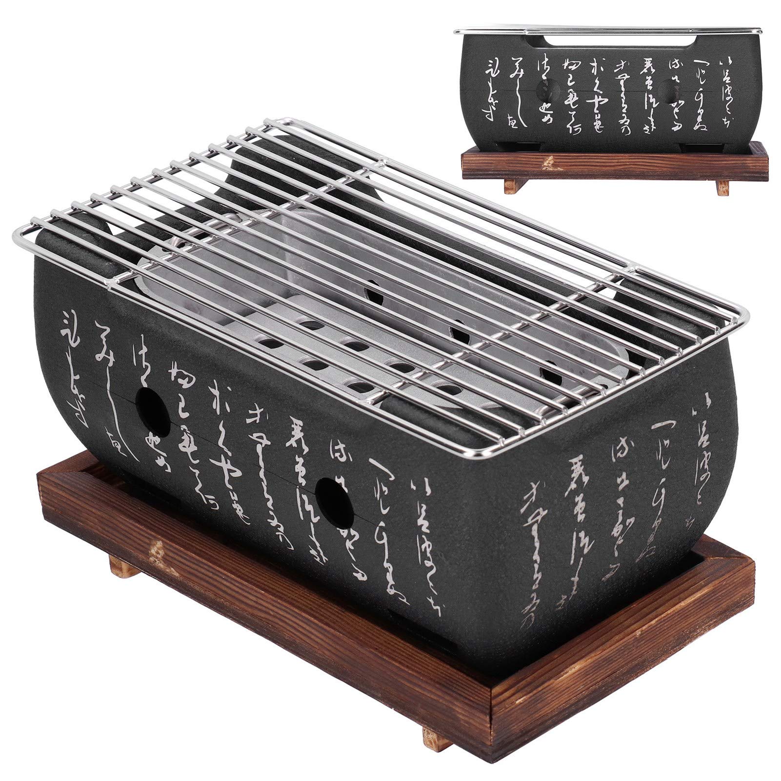 Kuuleyn Griglia Barbecue Giapponese Mini Alluminio