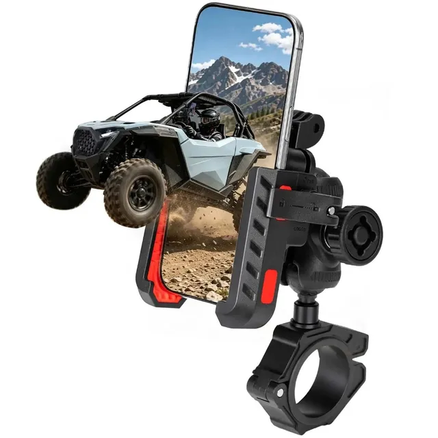 KEMIMOTO Supporto Telefono UTV Roll-Bar 360° Antivibrazione