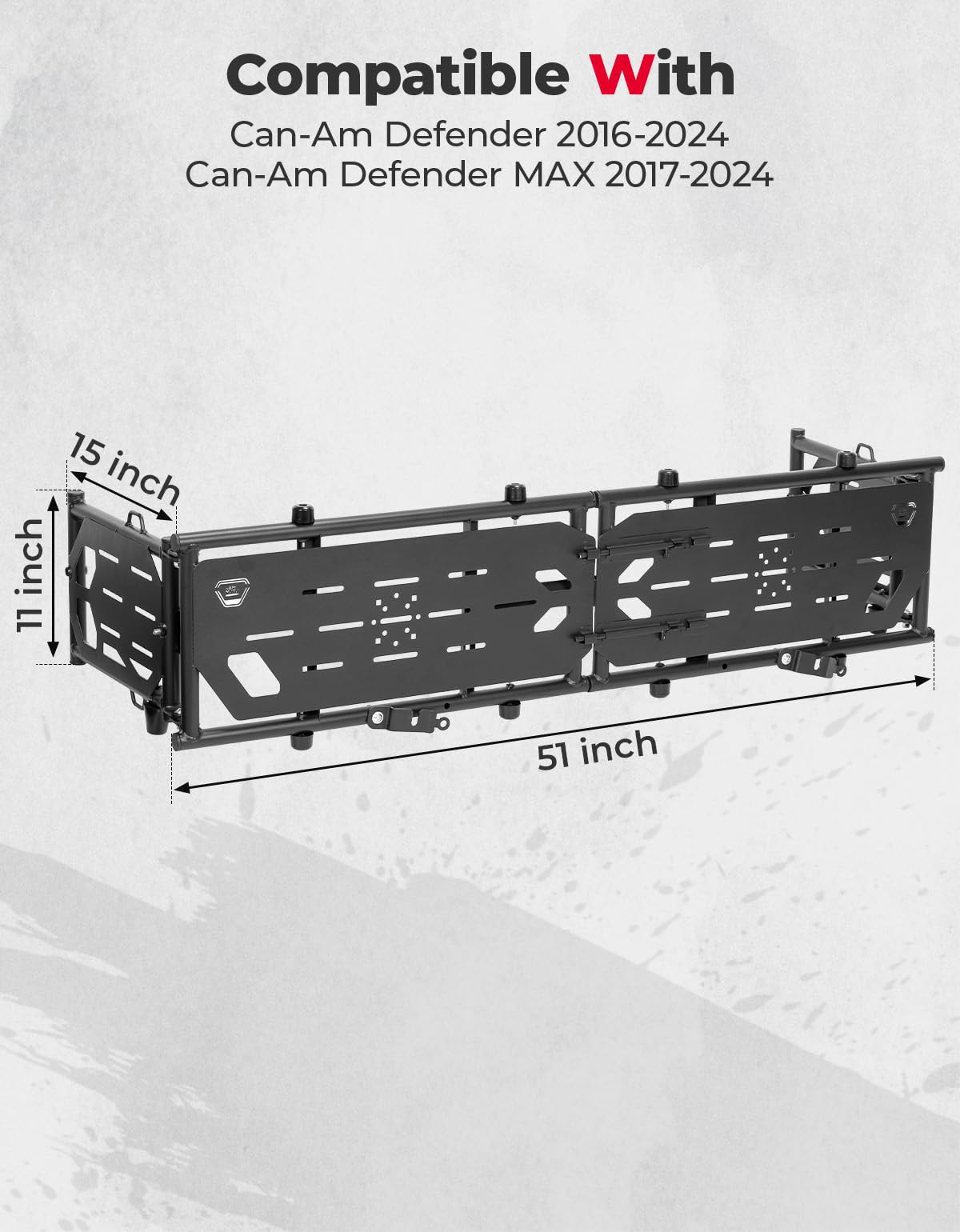 KEMIMOTO Defender HD estensione cassone metallo ribaltabile