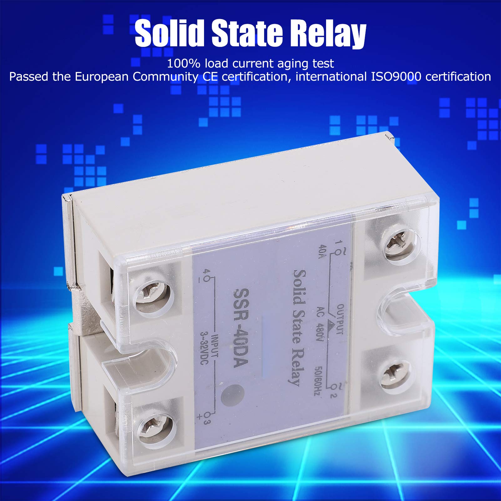 Kuuleyn Relè stato solido SSR 40DA 480V monofase