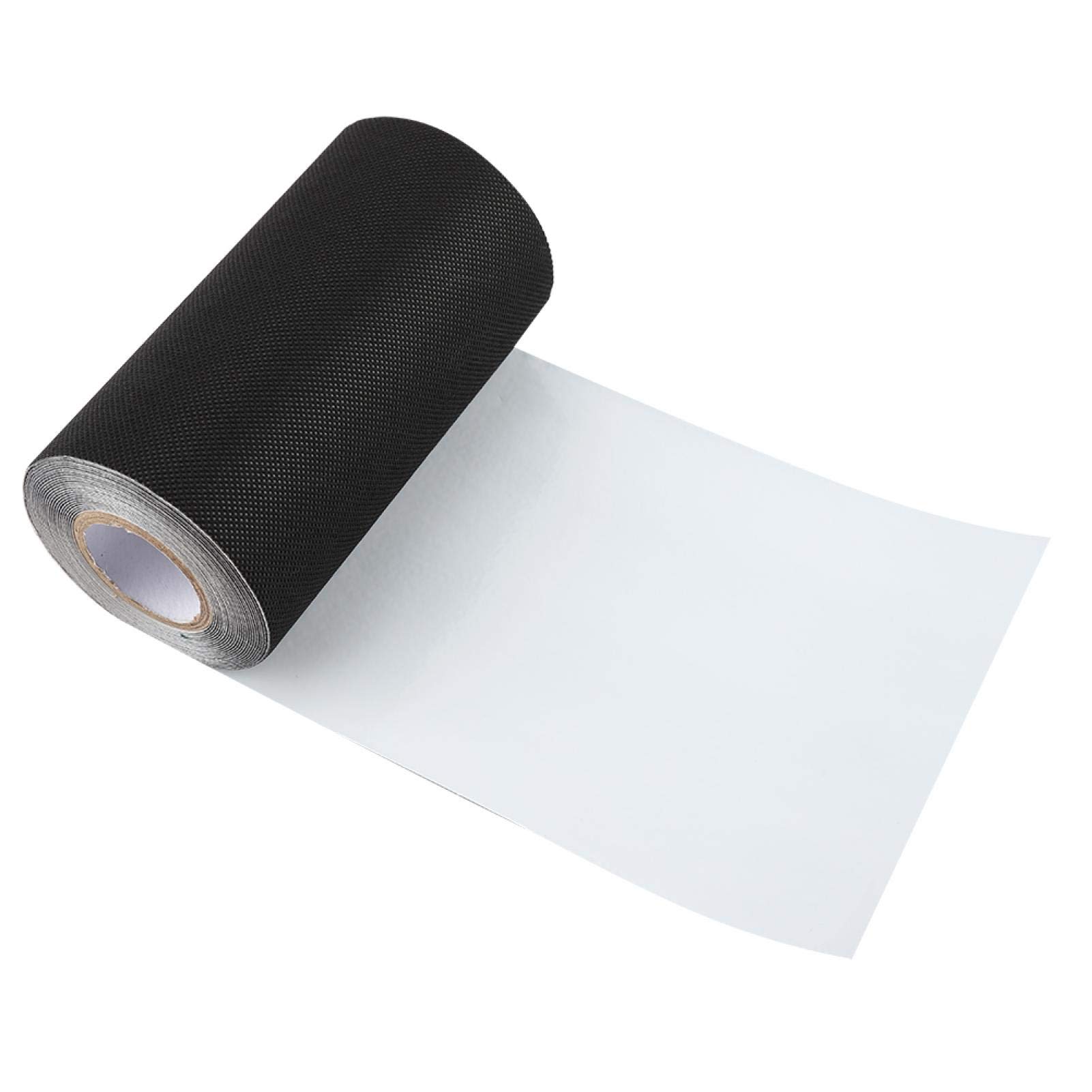 Kuuleyn Nastro Erba Artificiale Autoadesivo 15x500 cm Nero