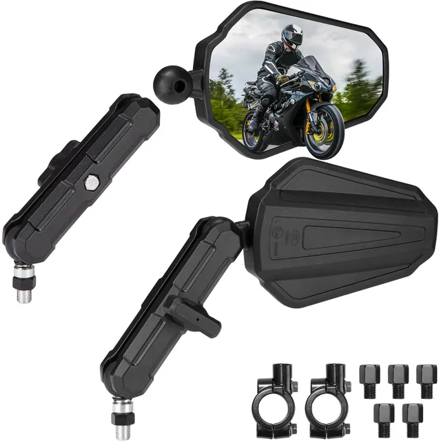 KEMIMOTO Adventure Specchi Moto M8 M10 Grandangolari